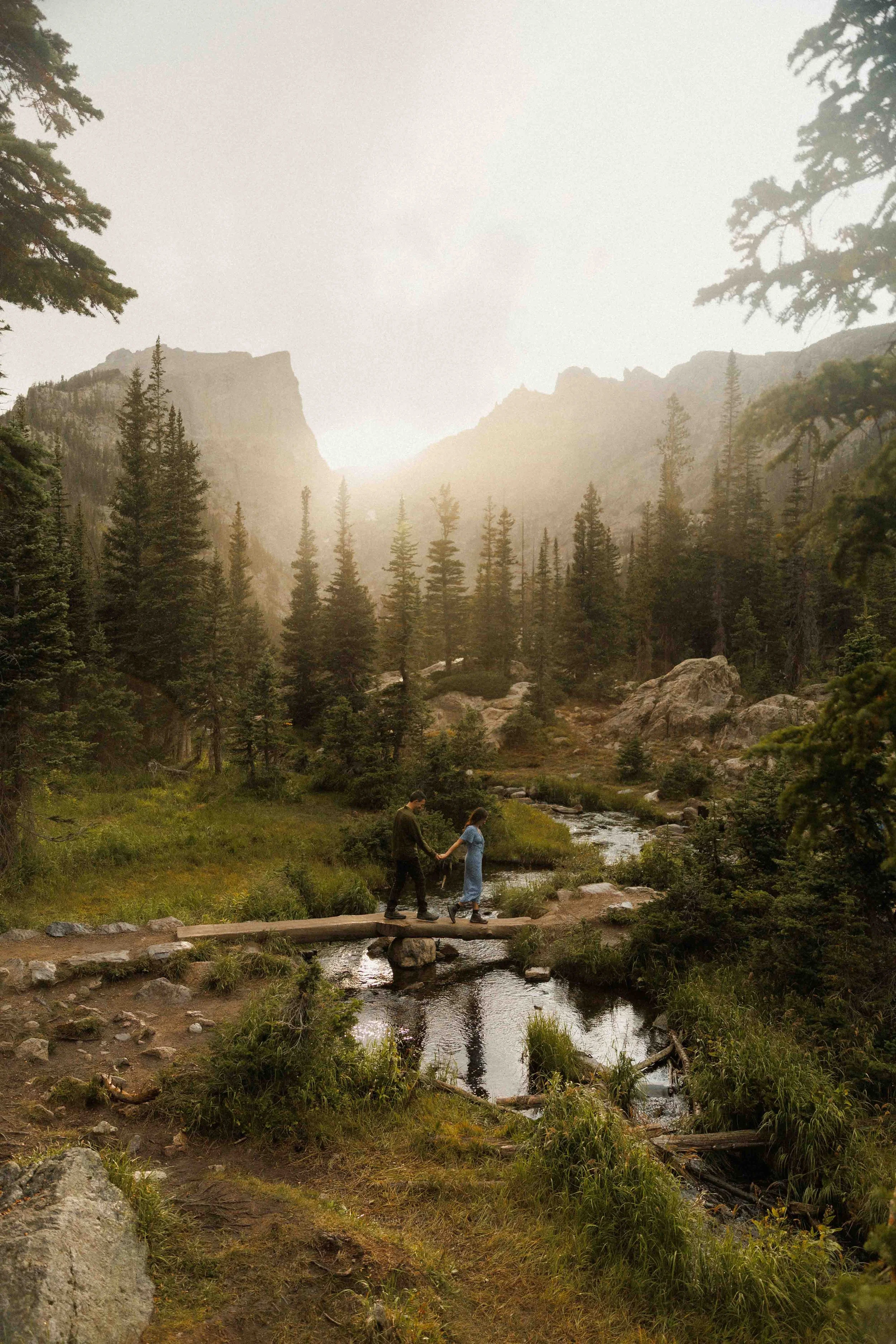 Dream Lake in Rocky Mountain National Park.