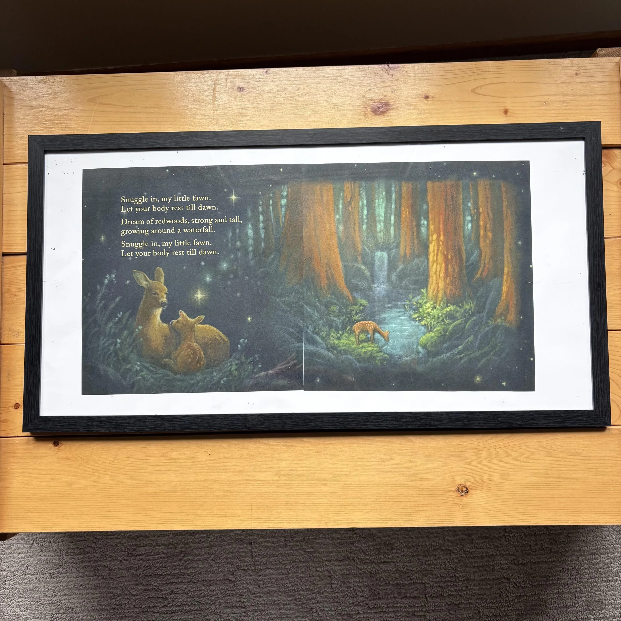 "My Little Fawn" – PRINTS, 2 pieces, 8.5X8.5 inches (frame not included)