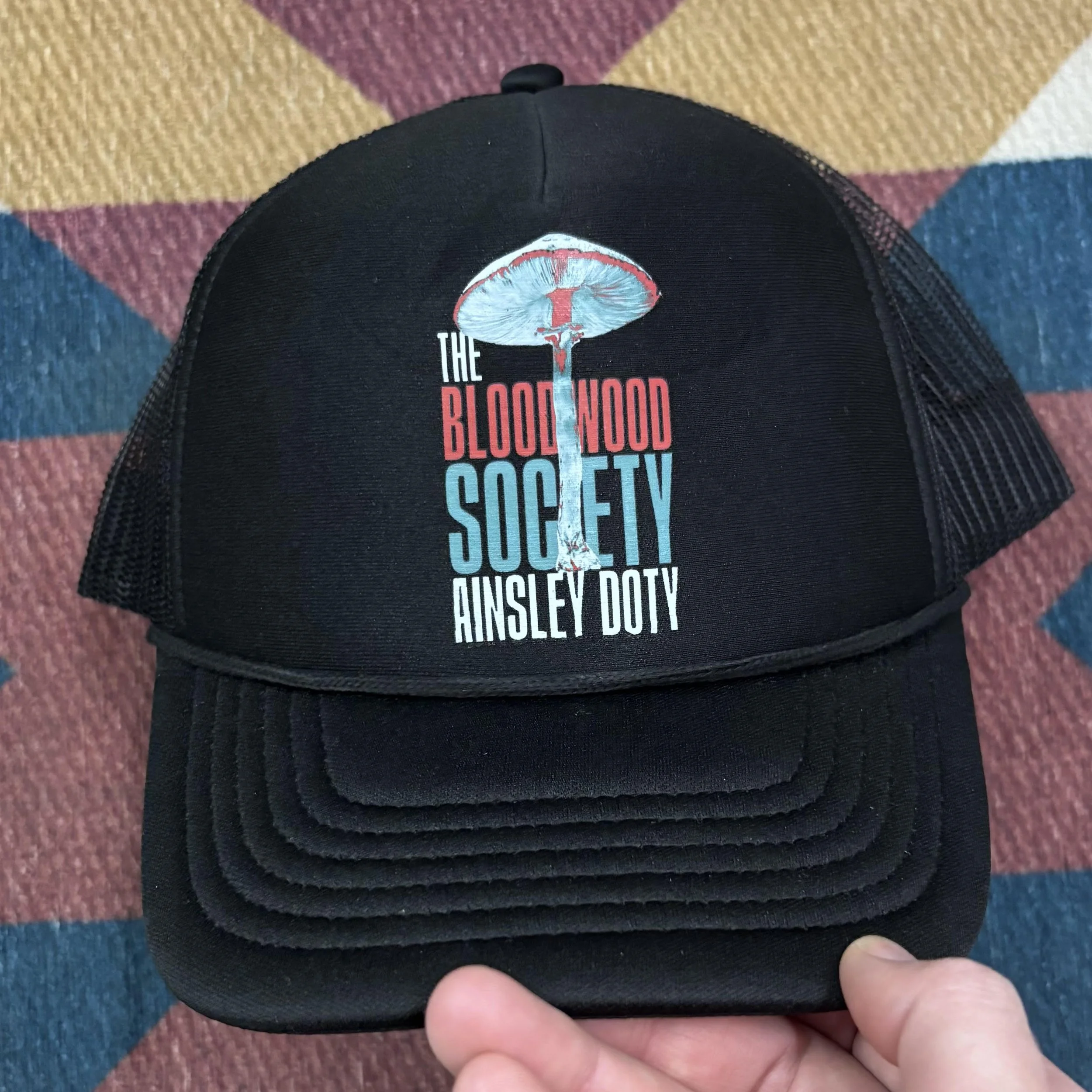 "The Bloodwood Society" – MESH BACK HAT with adjustable back