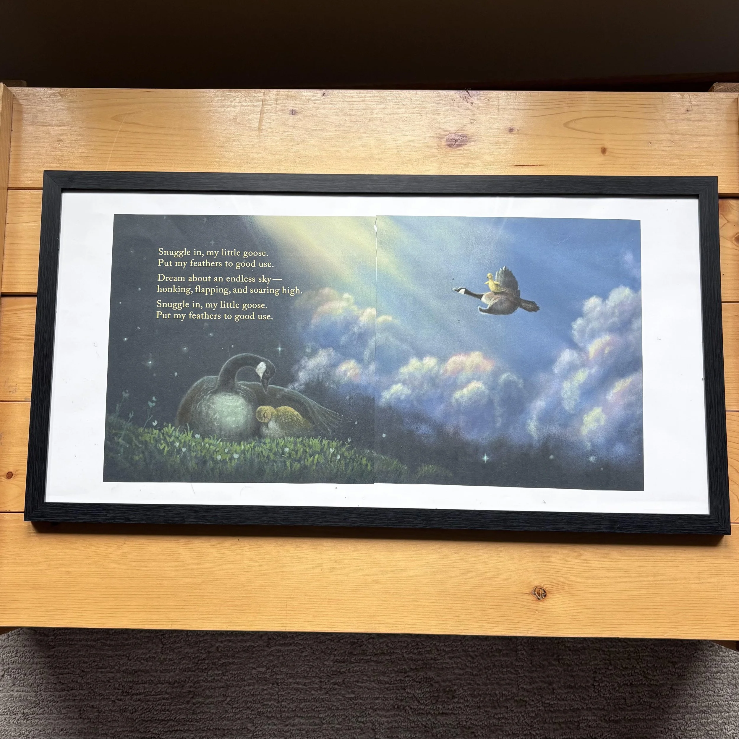 "My Little Goose" – PRINTS, 2 pieces, 8.5X8.5 inches (frame not included)