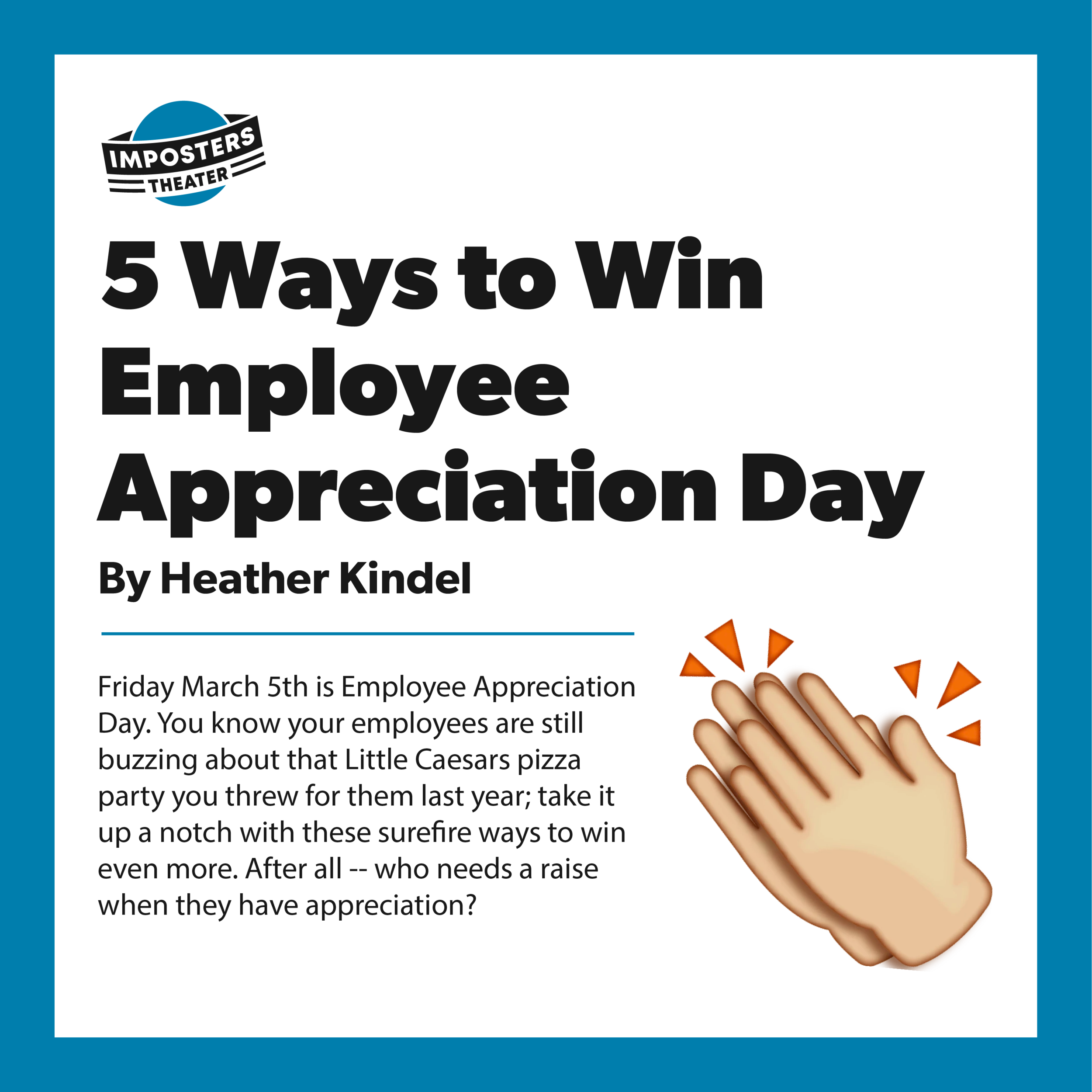 5 Ways To Win Employee Appreciation Day