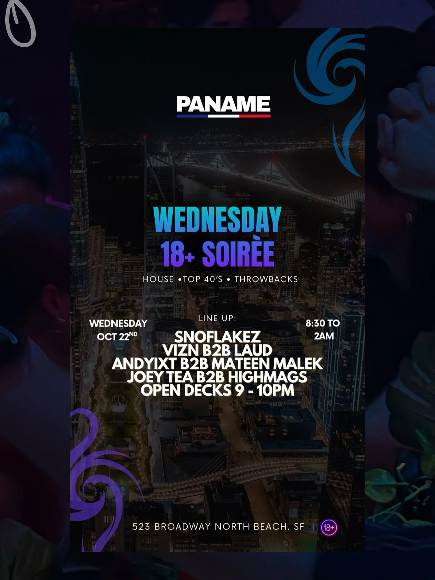 Back for another Wednesday ride 🚀
The city’s midweek escape is here.
#PanameSF #Soirée #northbeachsf #sanfranciscocity #nightlifesf #californiaknowshowtoparty