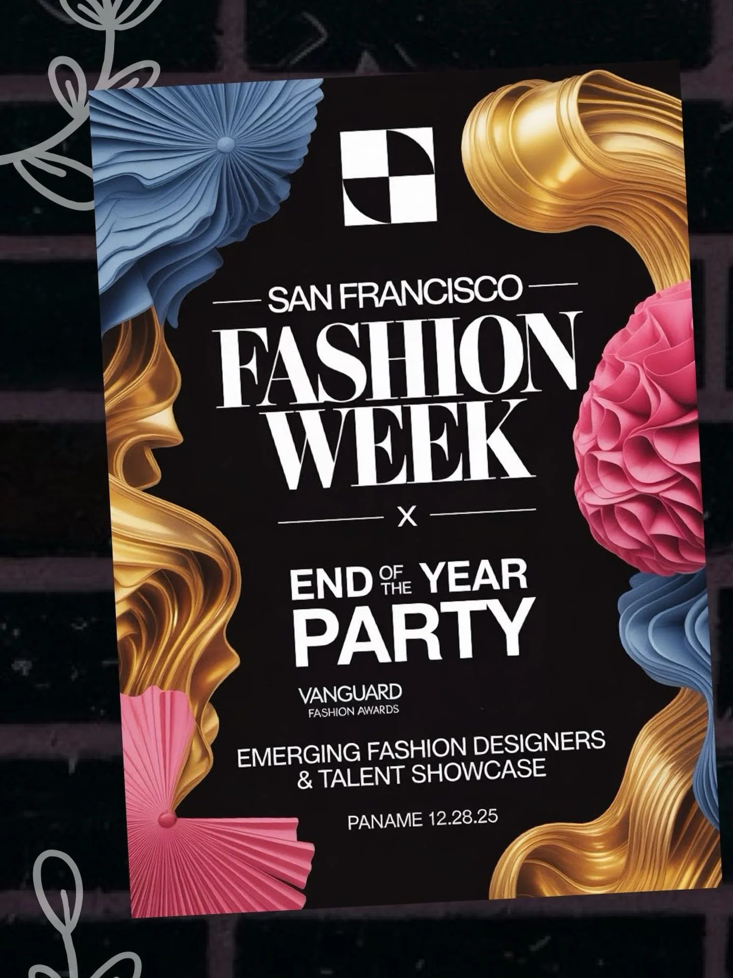 ✨ SAN FRANCISCO FASHION WEEK &times; END OF THE YEAR PARTY ✨
Hosted at Paname SF

Celebrate the close of the year at an exclusive night where fashion, art, and nightlife collide. Join designers, creatives, and tastemakers for an elevated experience f