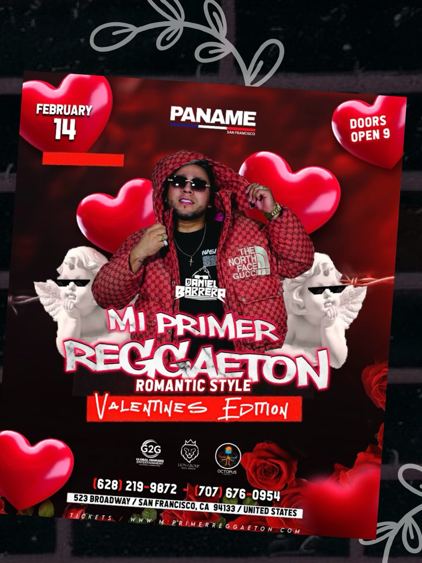 This Valentine&rsquo;s Day&hellip; we&rsquo;re doing it reggaeton style. ❤️

Mi Primer Reggaeton &ndash; Romantic Style: Valentine&rsquo;s Edition
February 14th at Paname San Francisco.

All your favorite old-school romantic reggaeton hits, nonstop d
