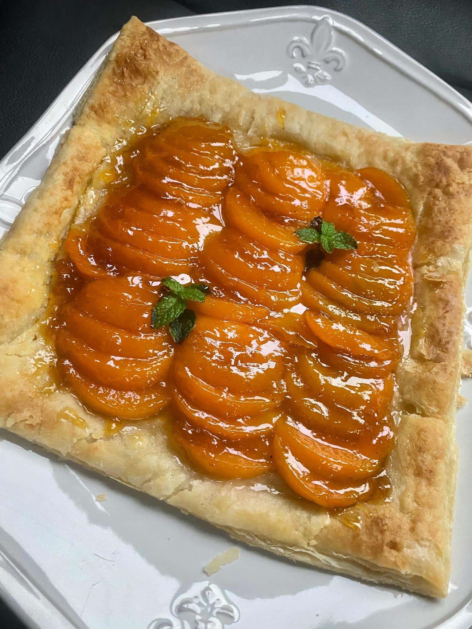 The Foodist: Peach Bourbon Cardamom Tart
