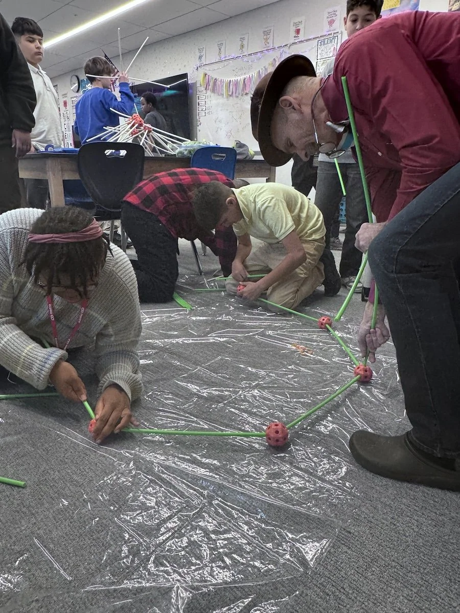 Metro student protein building team decagon in action!