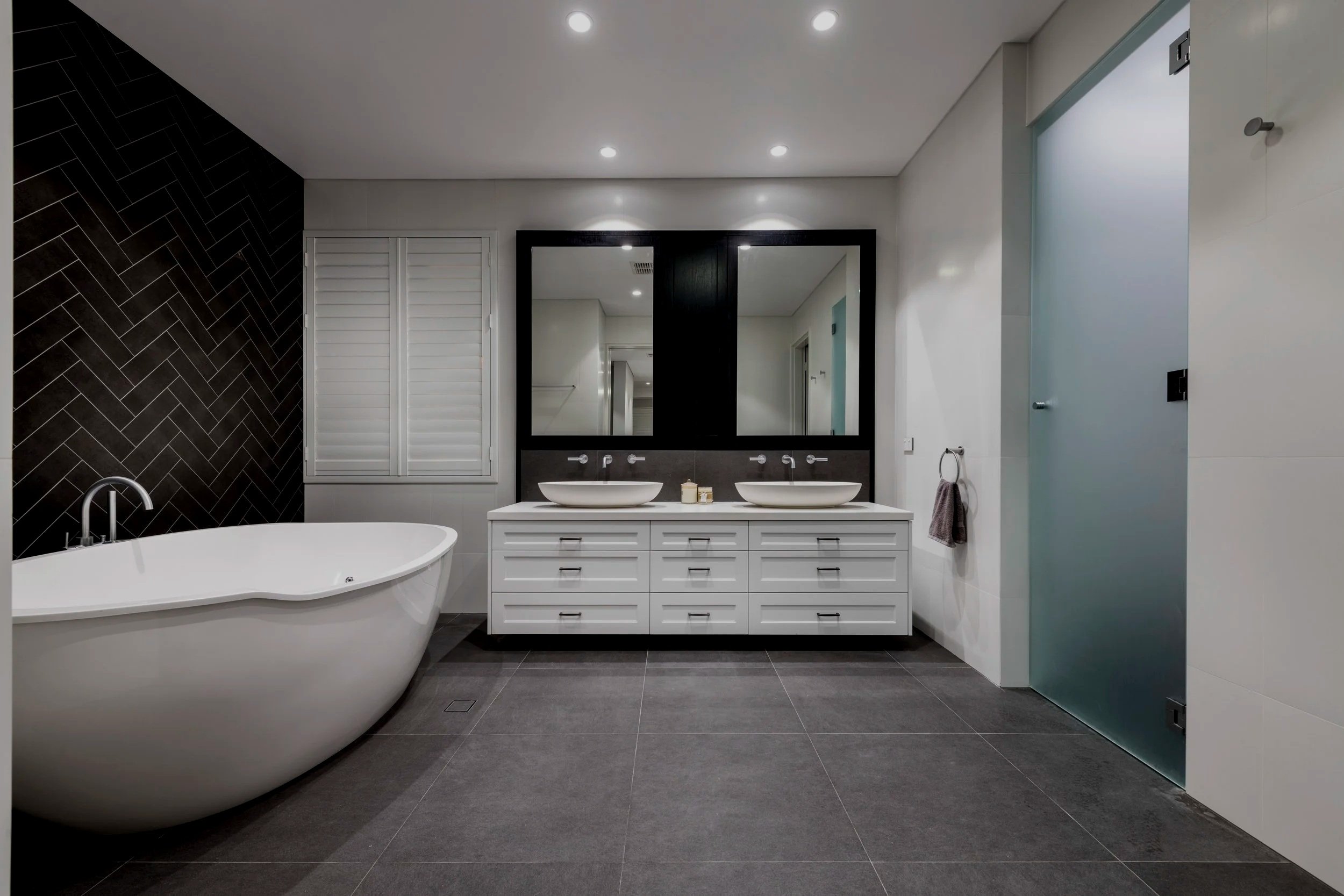 Renovated bathroom in a Dianella home by Renovation Lane WA