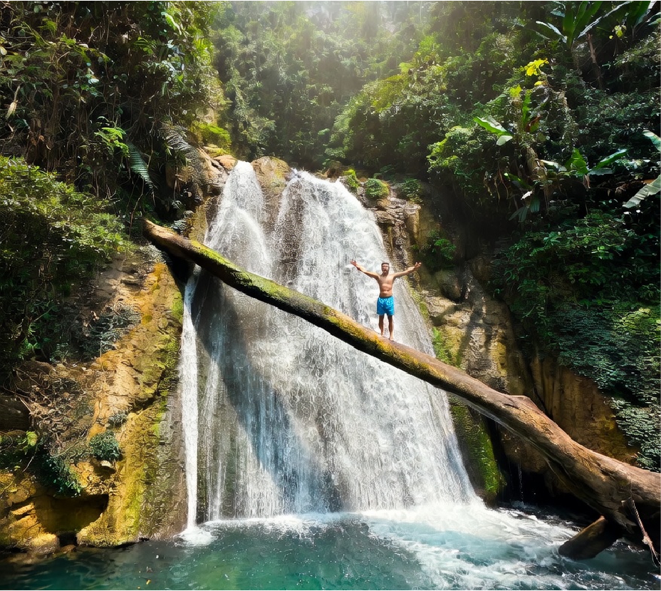 Waterfall crossing, Hidden Waterfall route