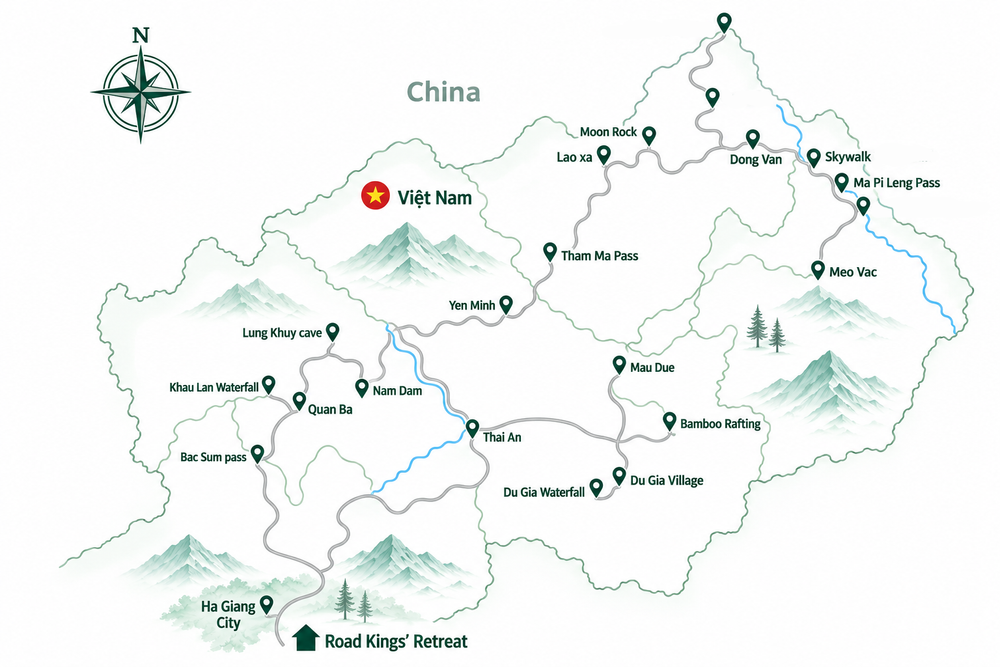 Full loop route overview
