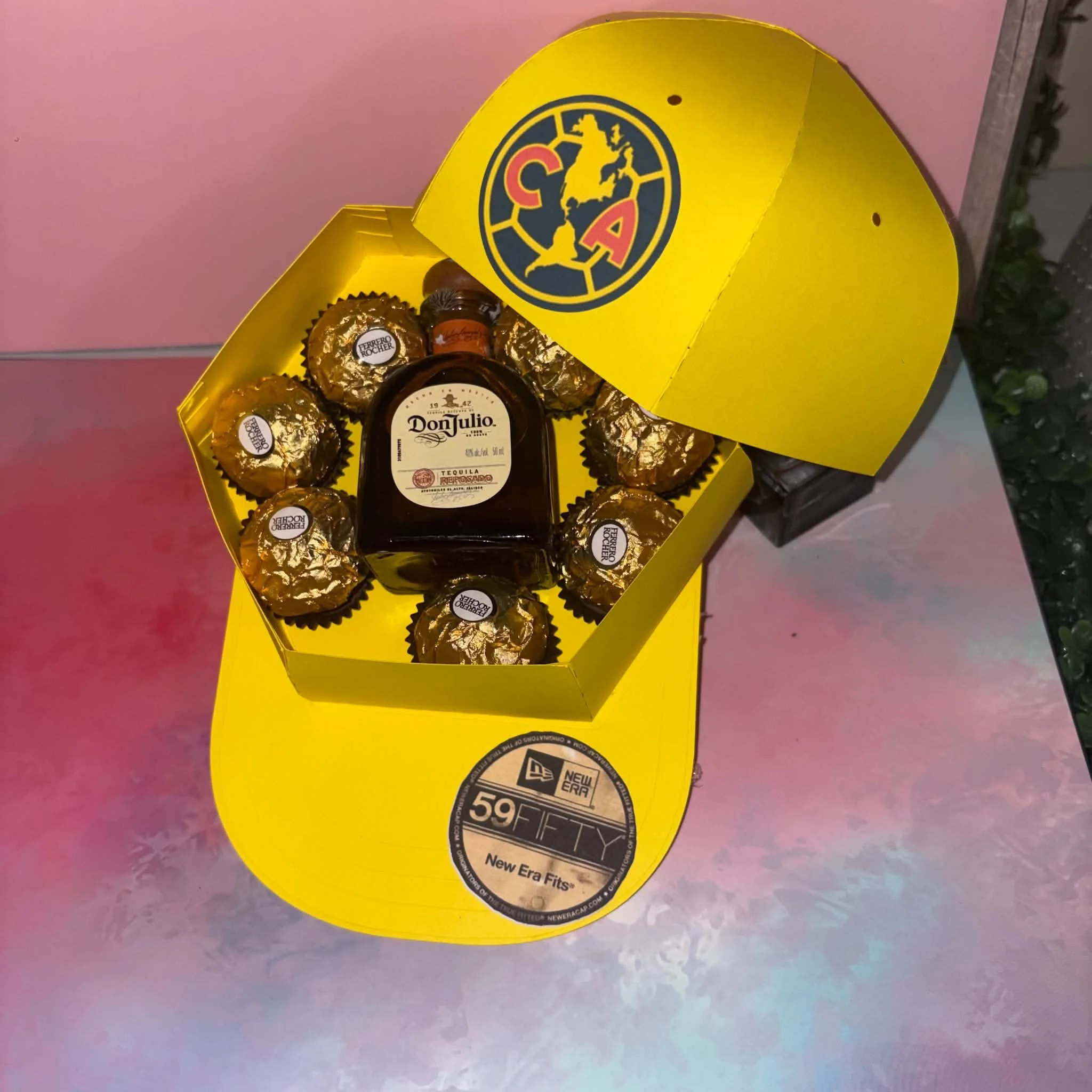 Fathers Day Caps Box  With  Inspired Logos