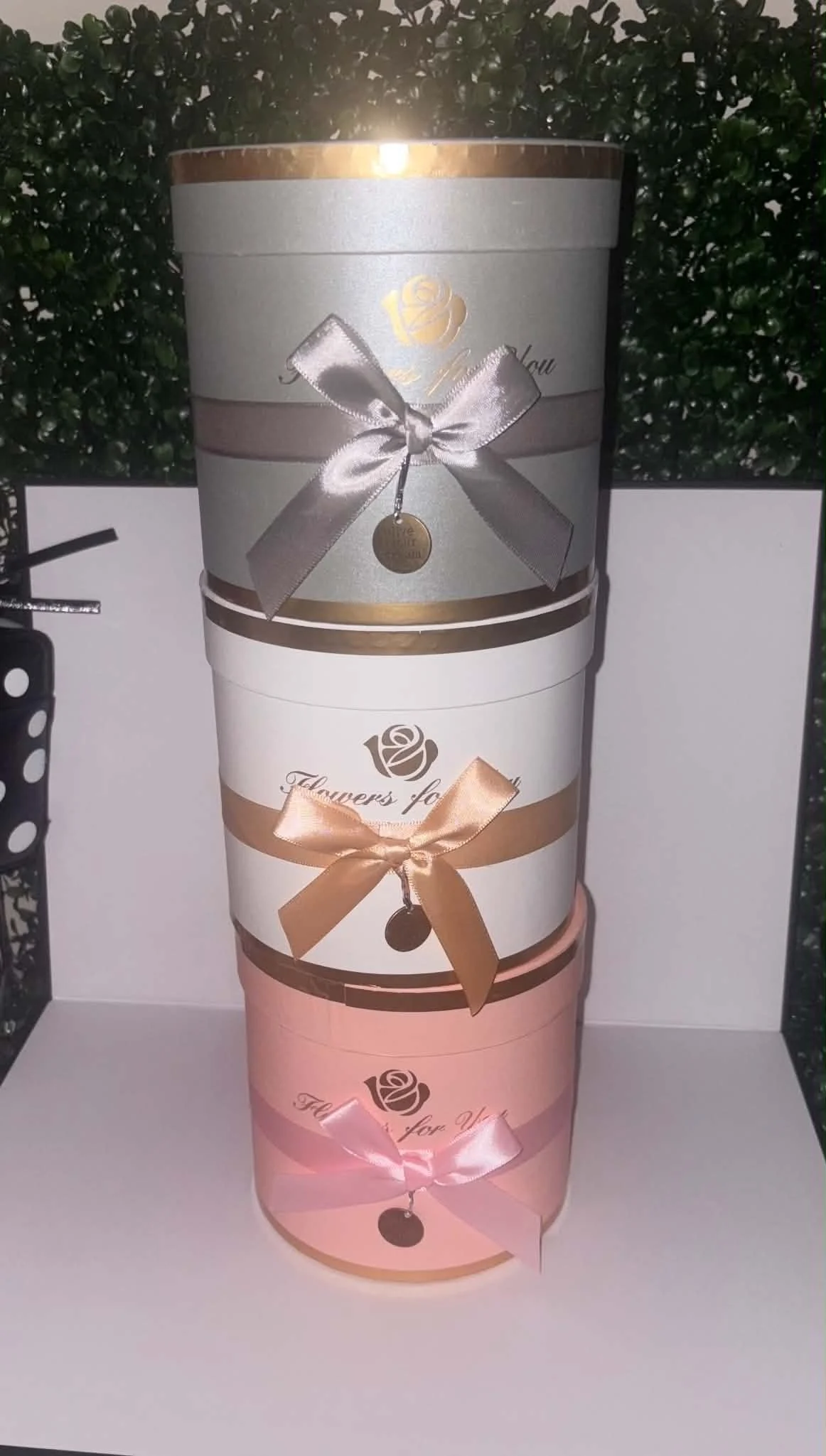 Luxury Pink Floral Gift Box 2pc