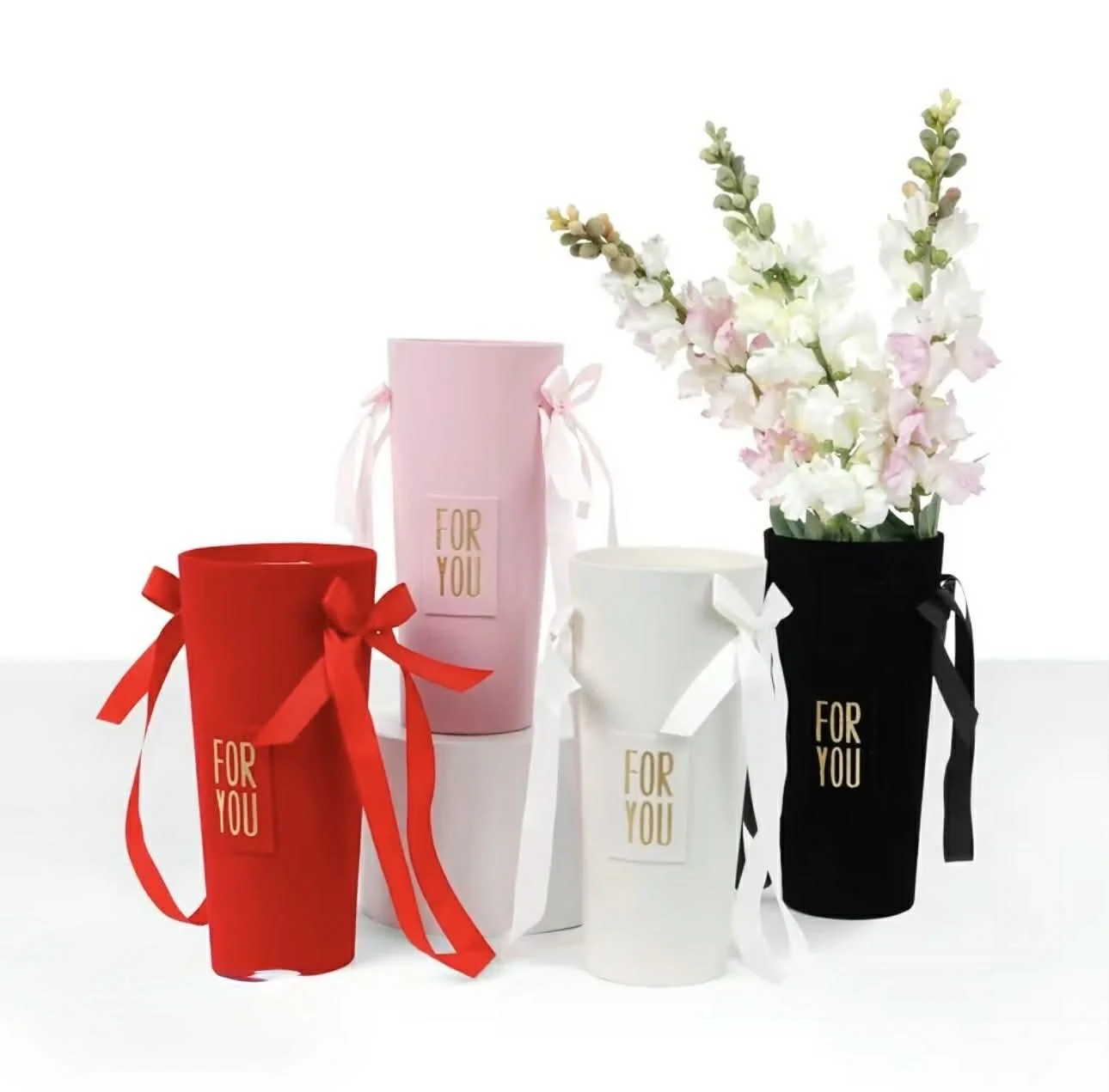 Premium Quality Velvet Cone/Vase for Flowers