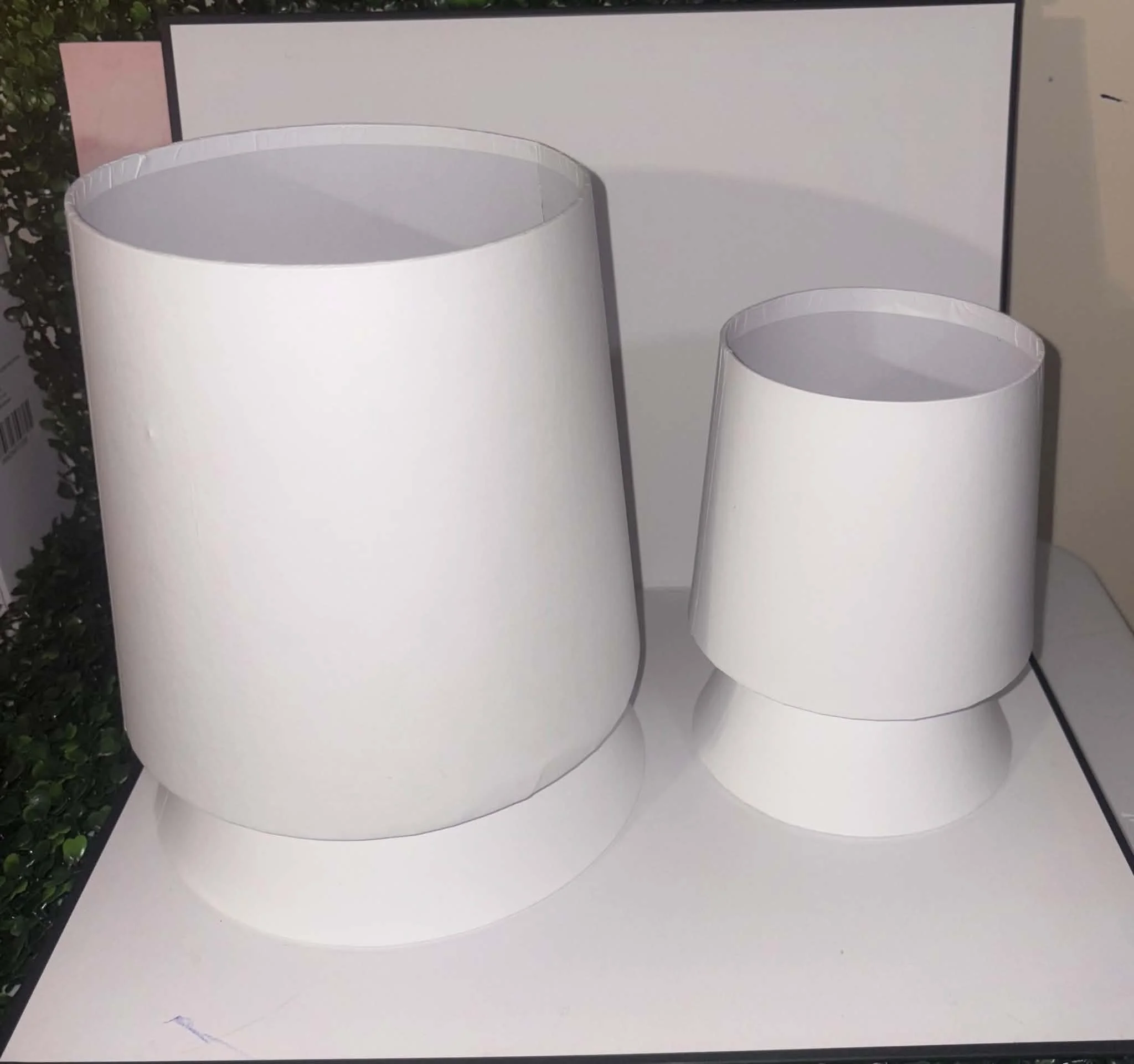 Elegant Two-Piece Matte  Vase Set