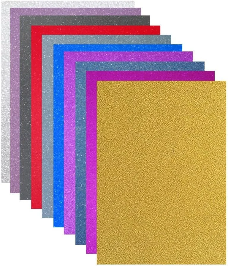 Glitter Cardstock 10 pc