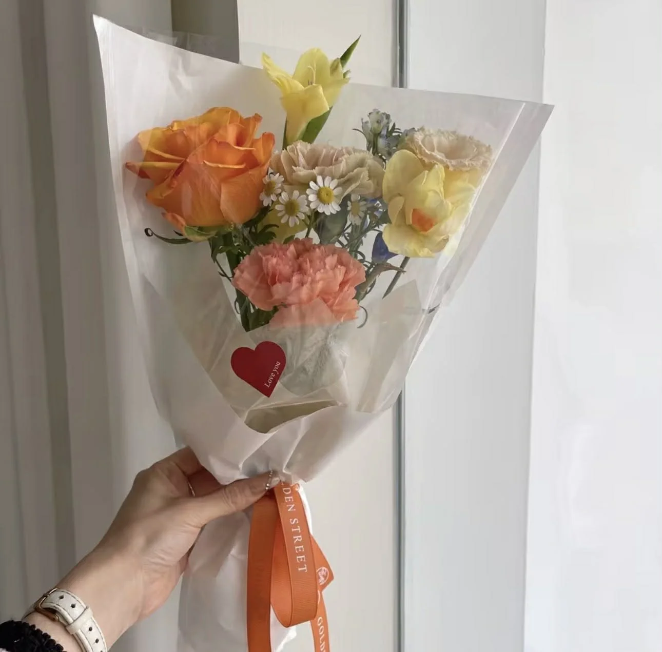 Clear Sleeve Bags for floral Bouquets 20 in a bag