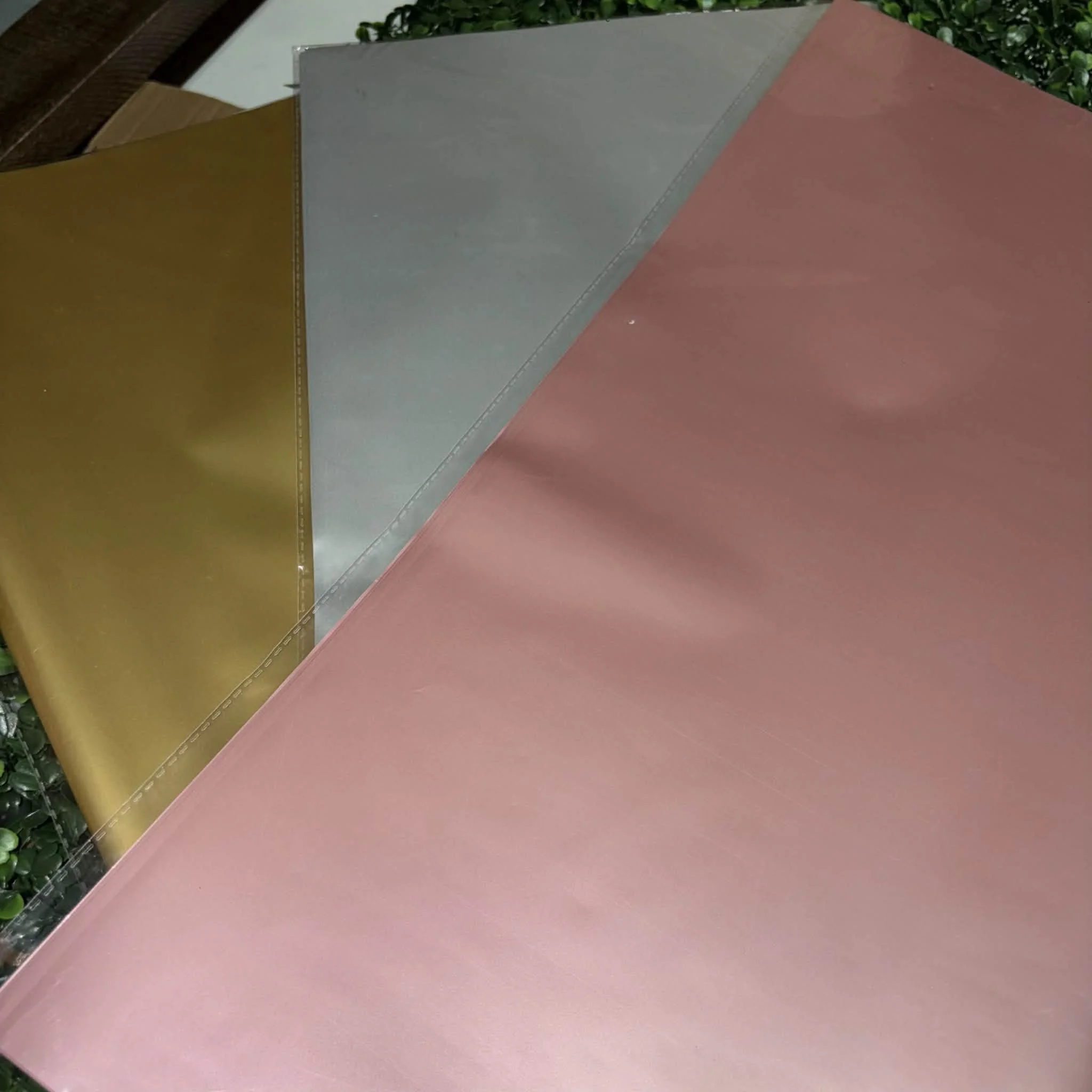 Metallic Floral Paper