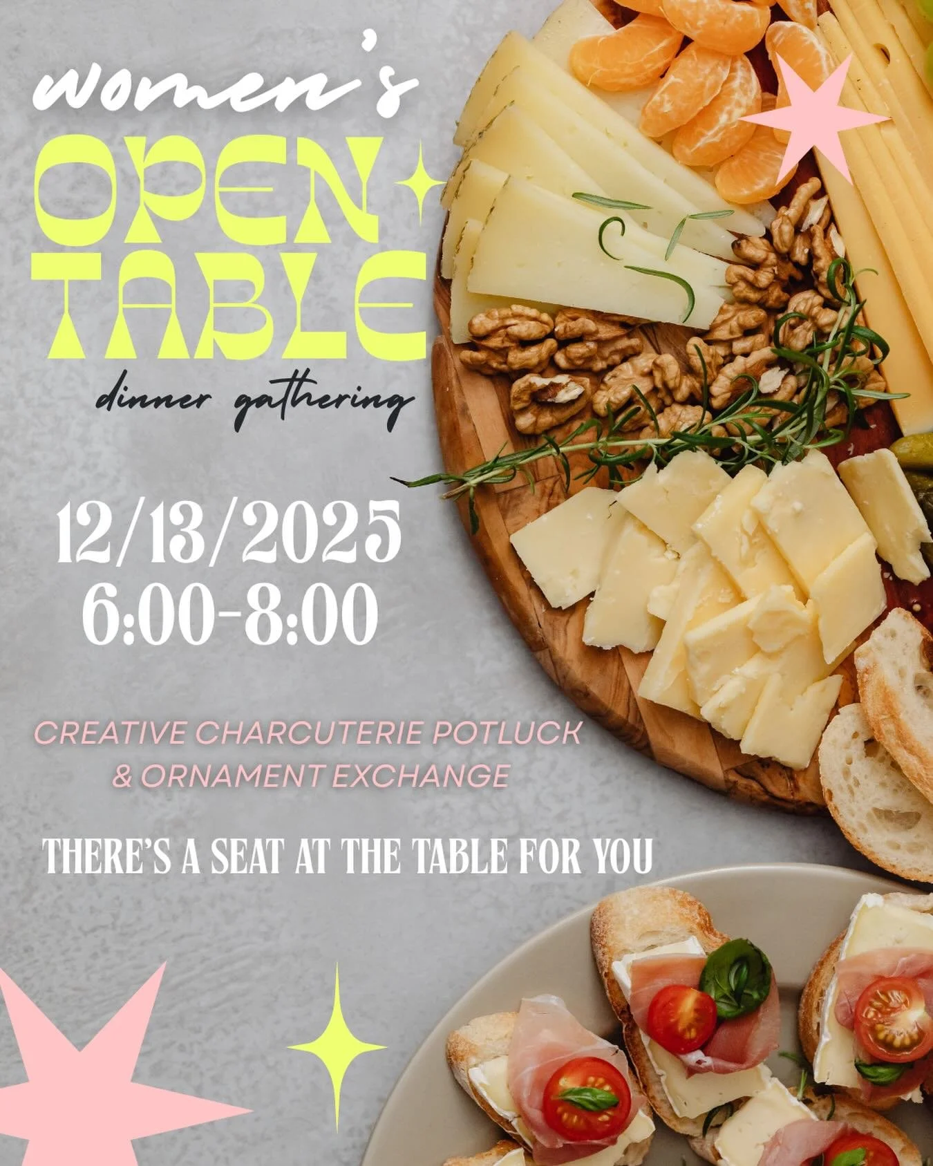 Ladies! Join us the 13th at 6pm for our next Open Table. A sweet time for ladies to gather and build relationships. DM us for details!
.
.
.
.
.
.
.
#community #family #church #bible #christian #kyletx #group #fun #friend #fellowship