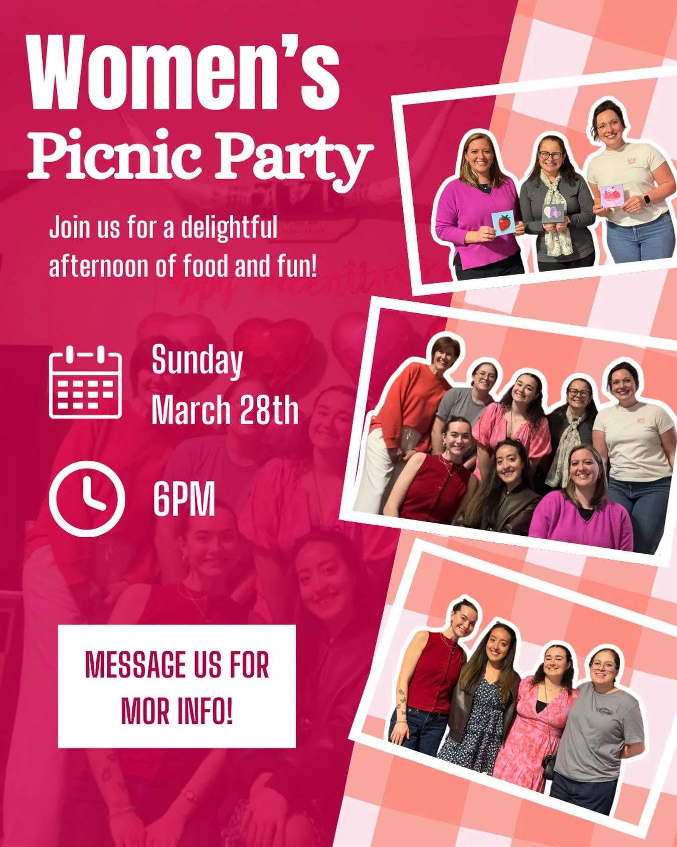 Summit ladies! Join us March 28th at 6pm! If you want more info, dm us or find Cheryl this Sunday! See y&rsquo;all soon!