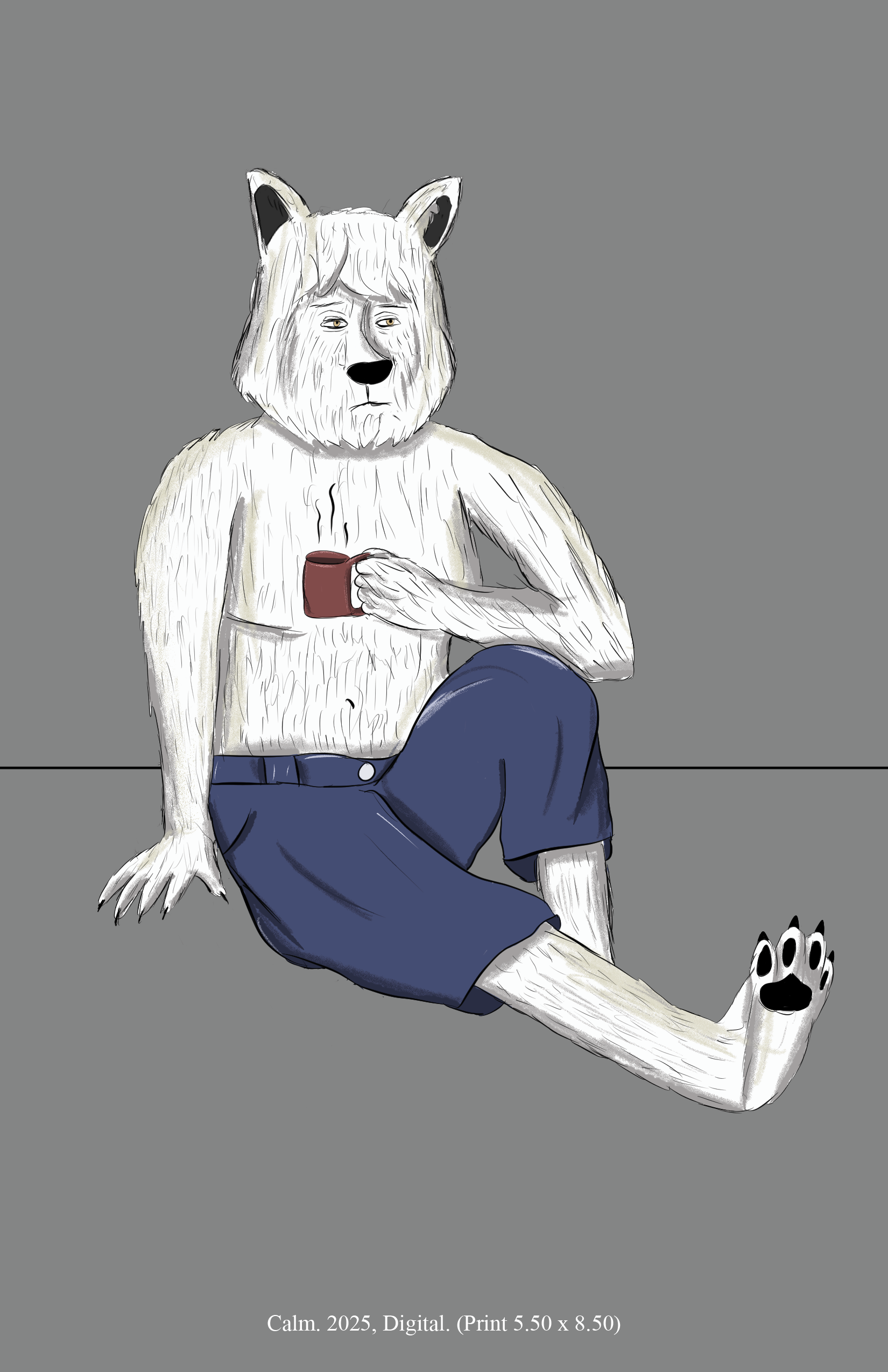 Calm. 2025, Digital. (Print 5.50 x 8.50)