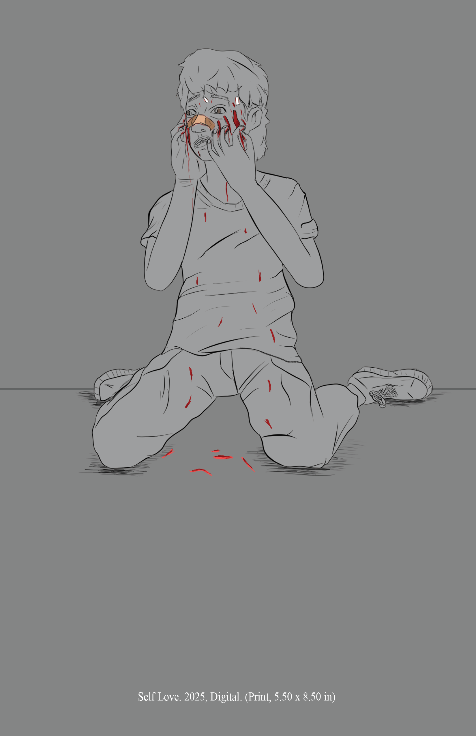 Self Love. 2025, Digital. (Print, 5.50 x 8.50 in)