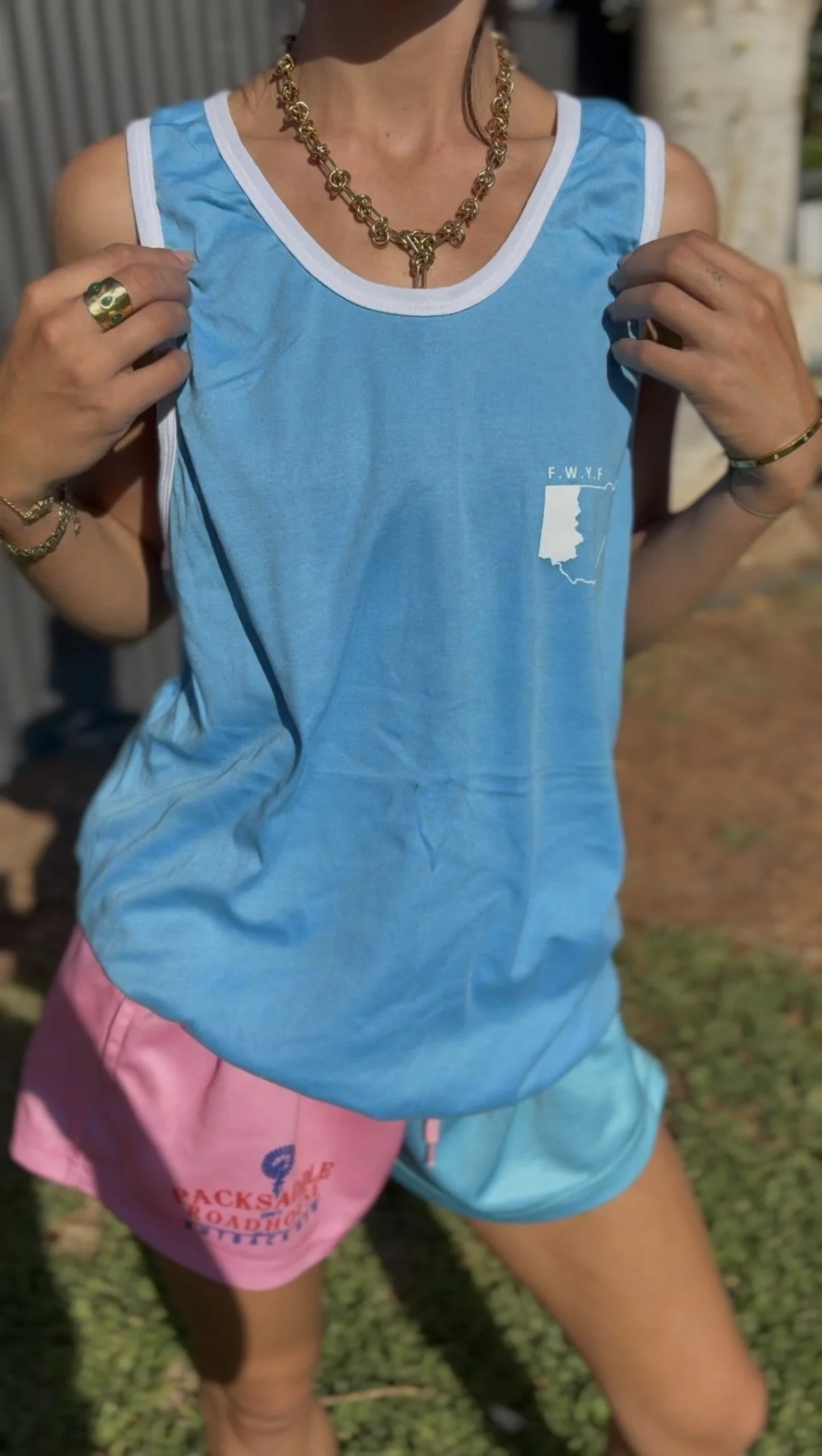 Sky Blue Shearer’s Singlet