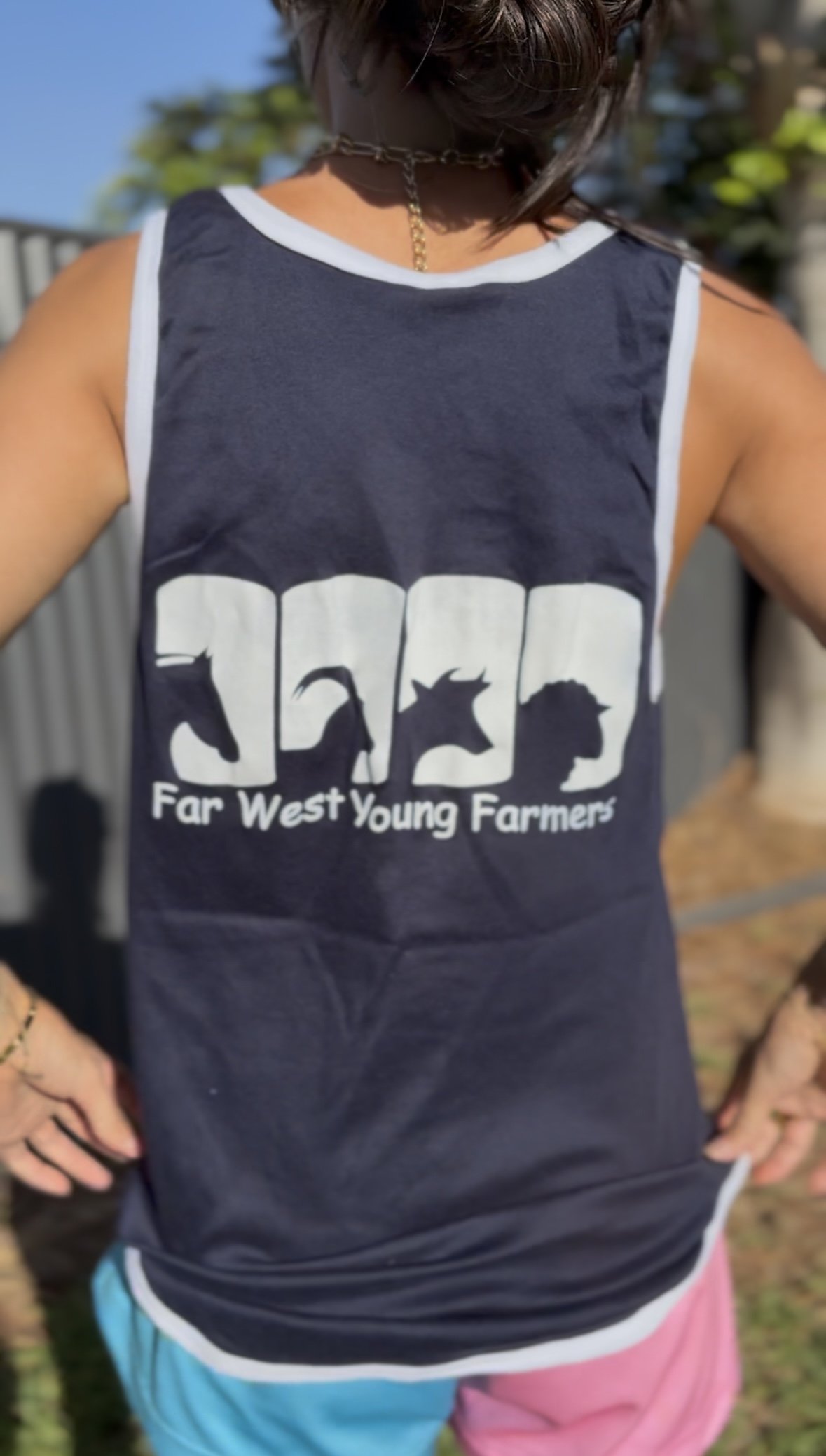 Navy Shearer’s Singlet