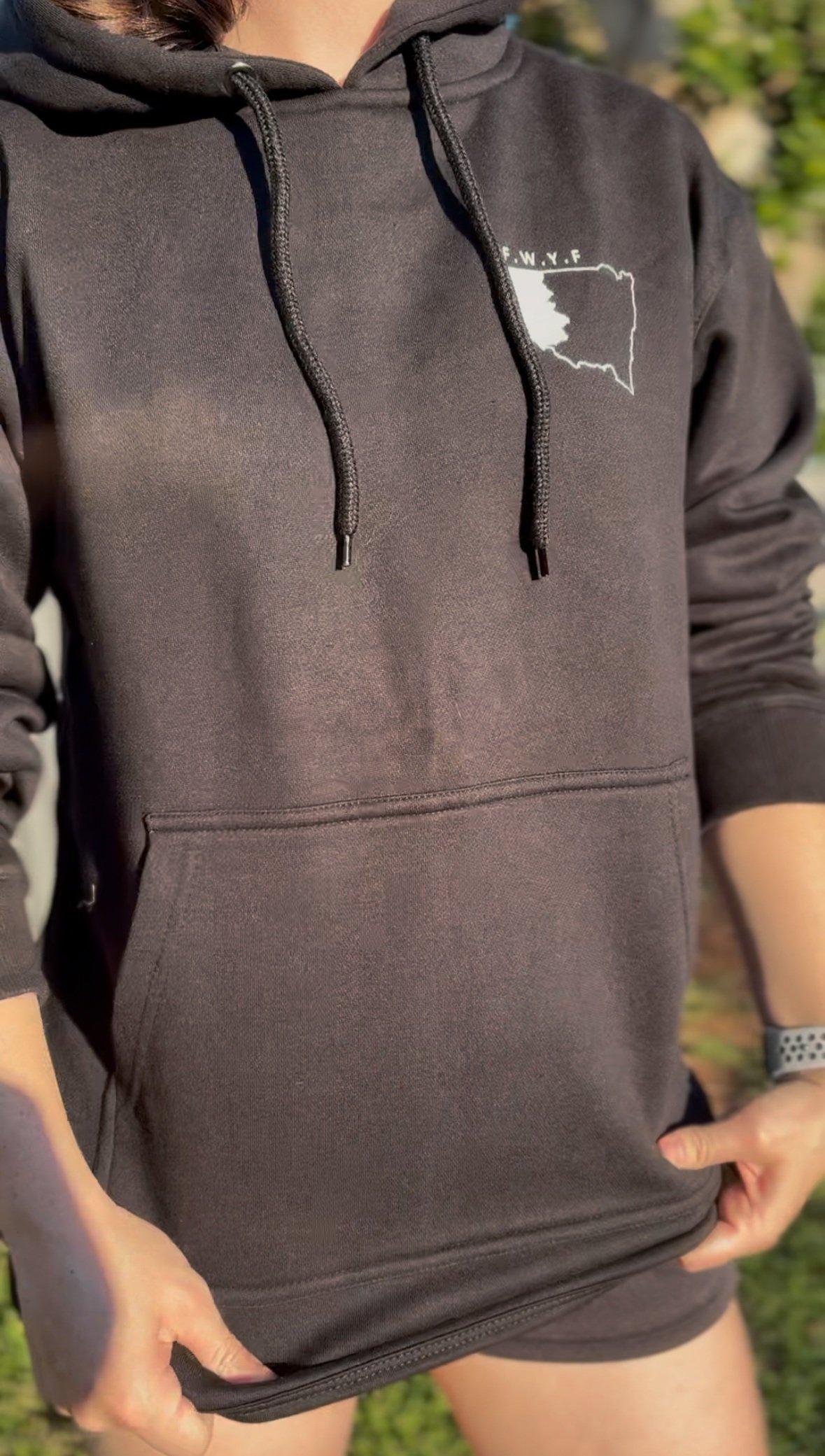 Black Drawstring Jumper