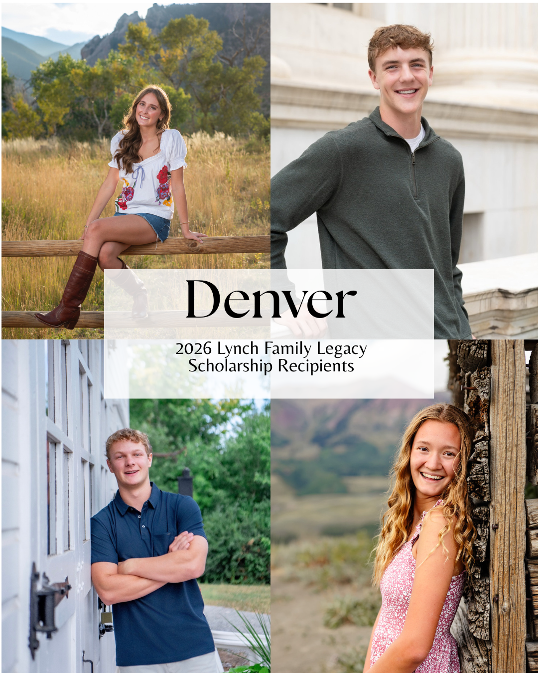Congratulations 2026 Lynch Family Legacy Scholarship Recipients