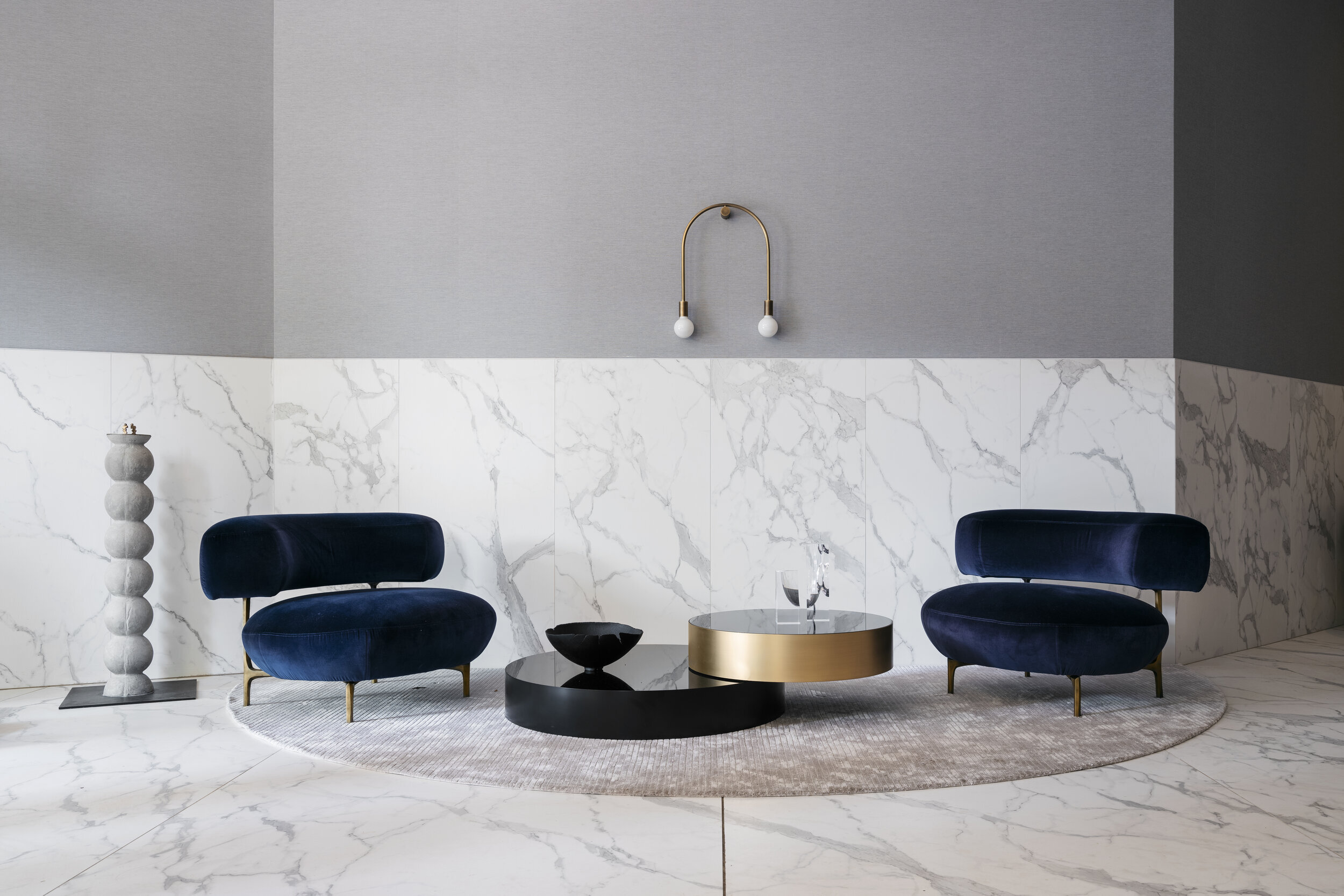 Custom coffee table at THE OSCAR, Bondi Junction