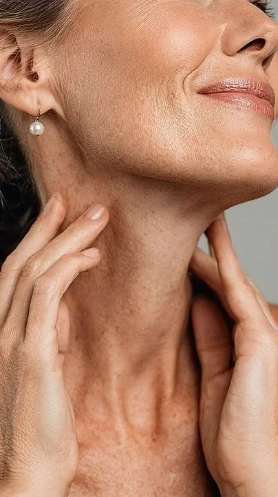 Close detail of skin texture