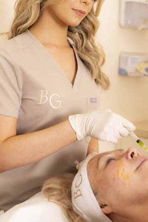 Chemical peel treatment at BYGOLDEN Parkdale Melbourne