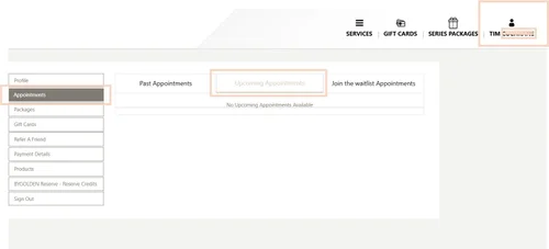 How to reschedule or cancel your BYGOLDEN appointment via the online booking portal