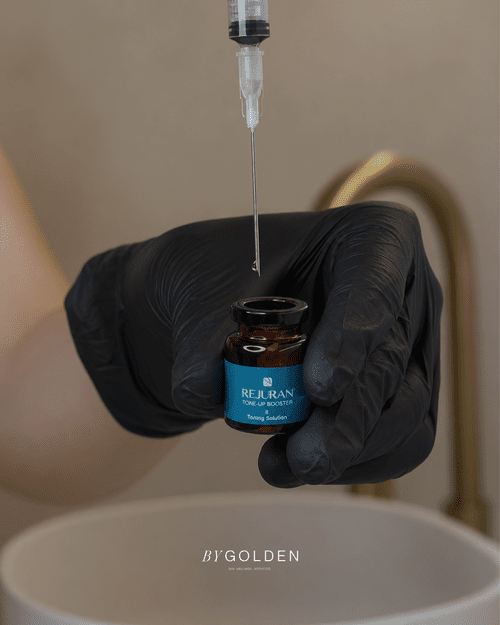 Rejuran Tone Up skin booster treatment at BYGOLDEN Parkdale Melbourne