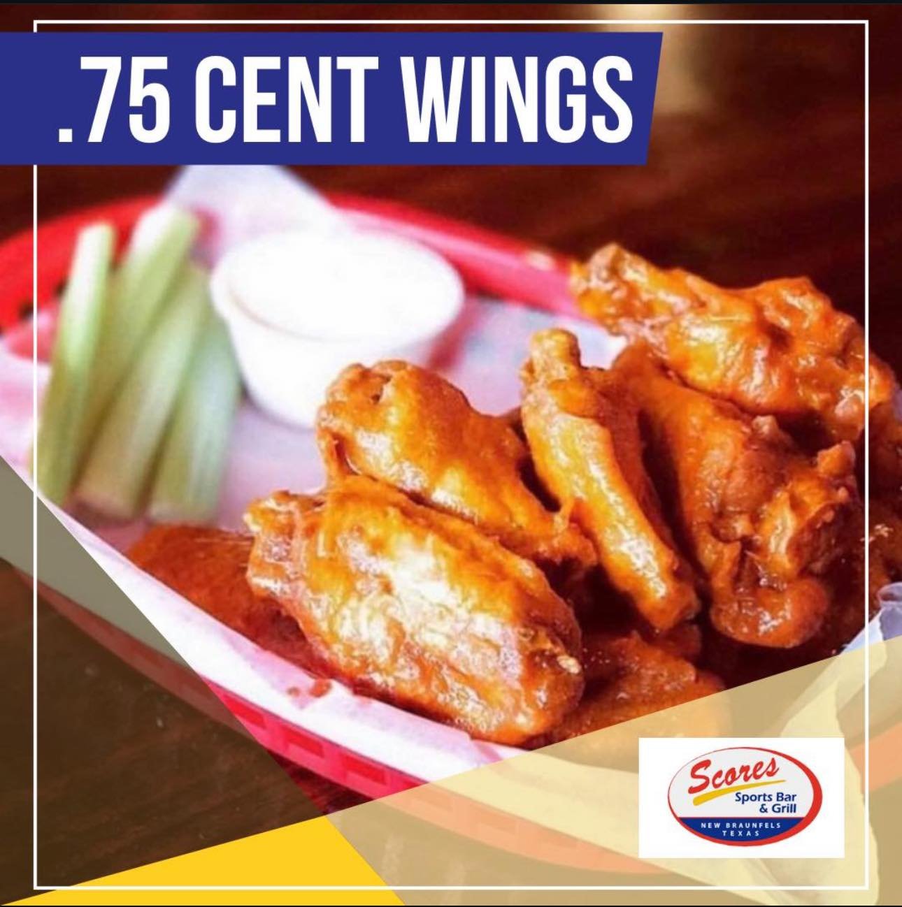 #wingwednesdays are the best days around here! Stop on in & grab you either the #BEST boneless or bone in wings for .75 cent a piece you’ll get around town!
πSeveral flavors to choose from:
•Mild
•Medium
•Hot
•Teriy