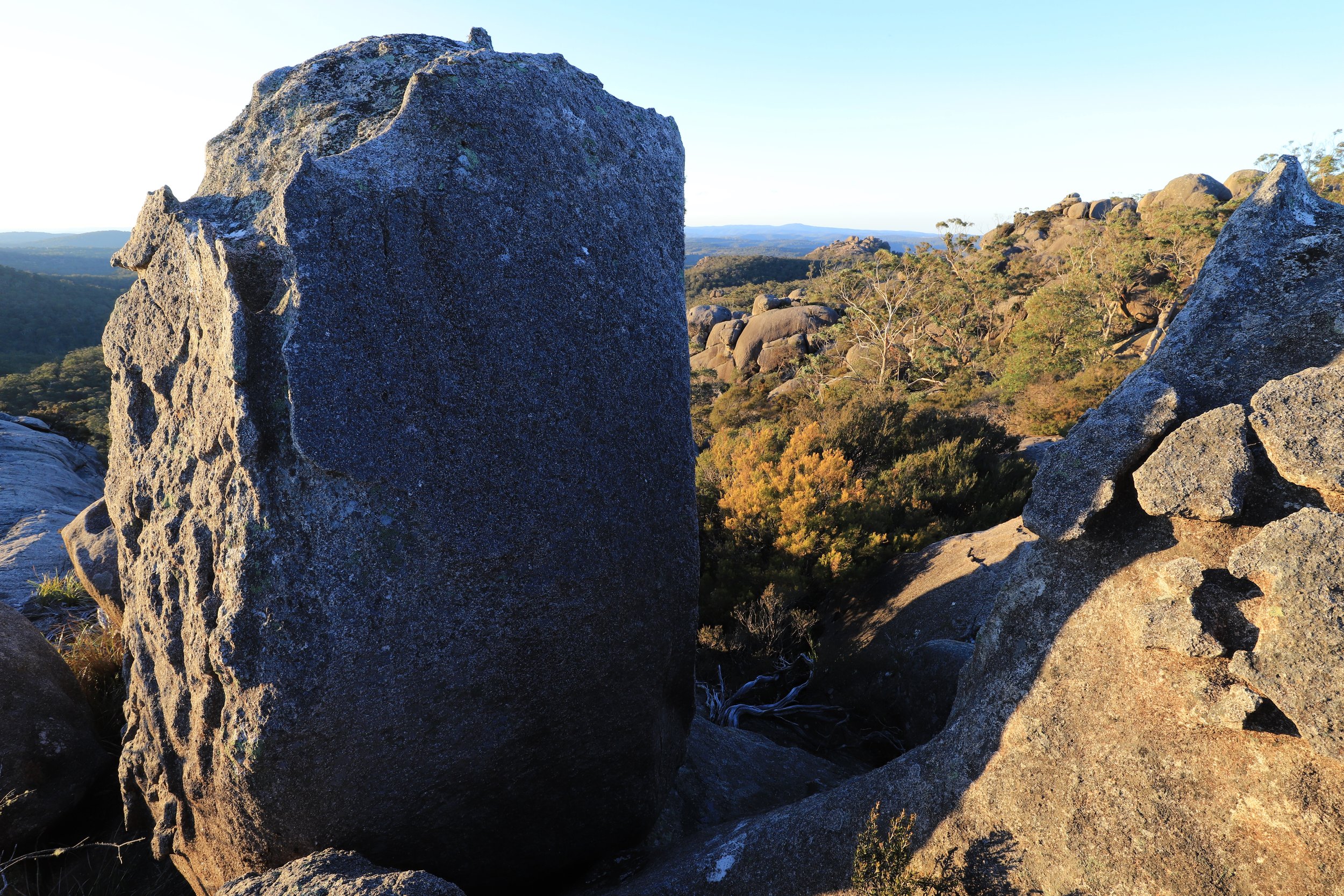 The western fall of Cathedral Rock National Park.