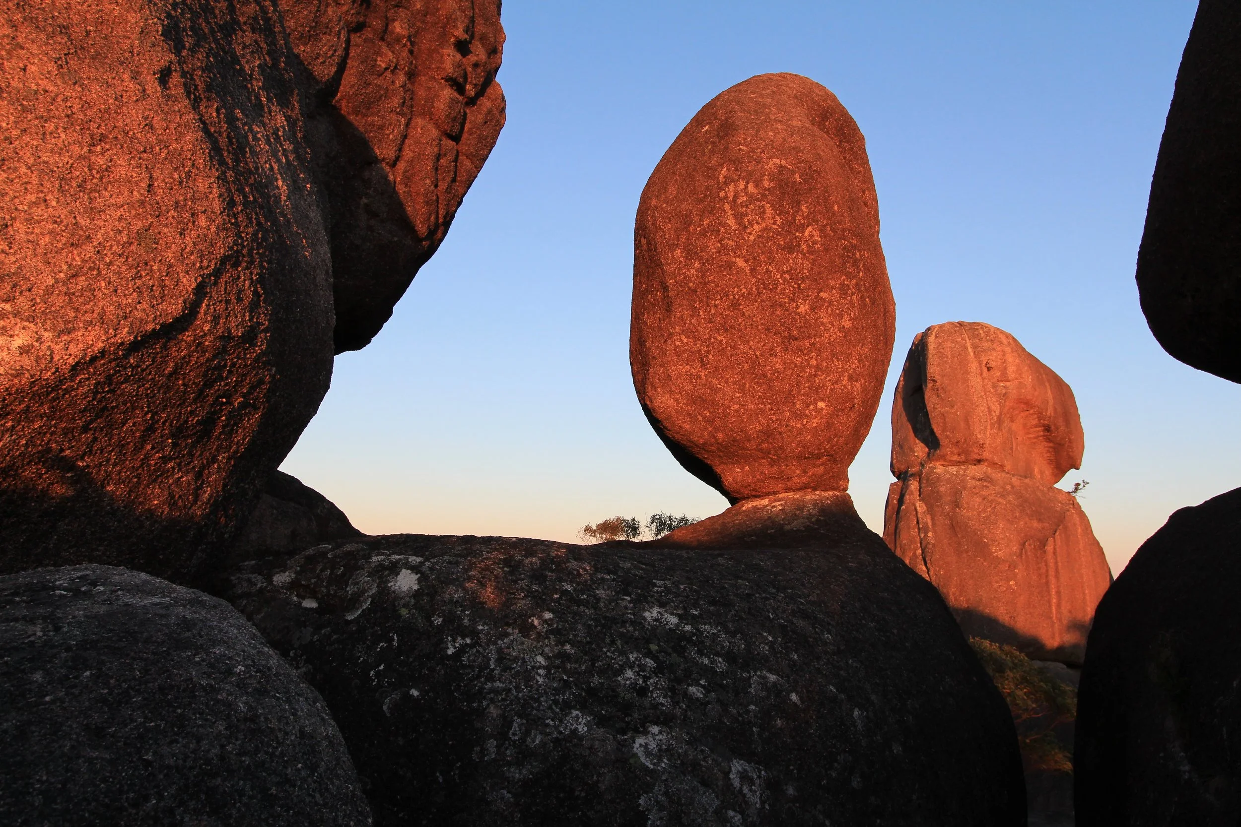 Sunrise on Cathedral Rocks. 