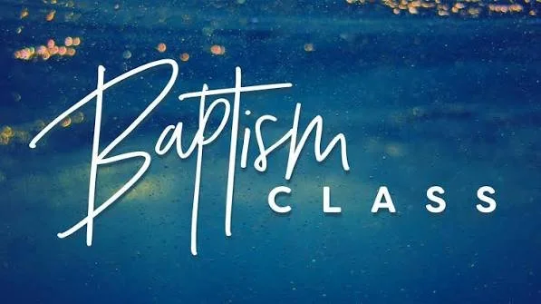 Baptism Class in the Chapel