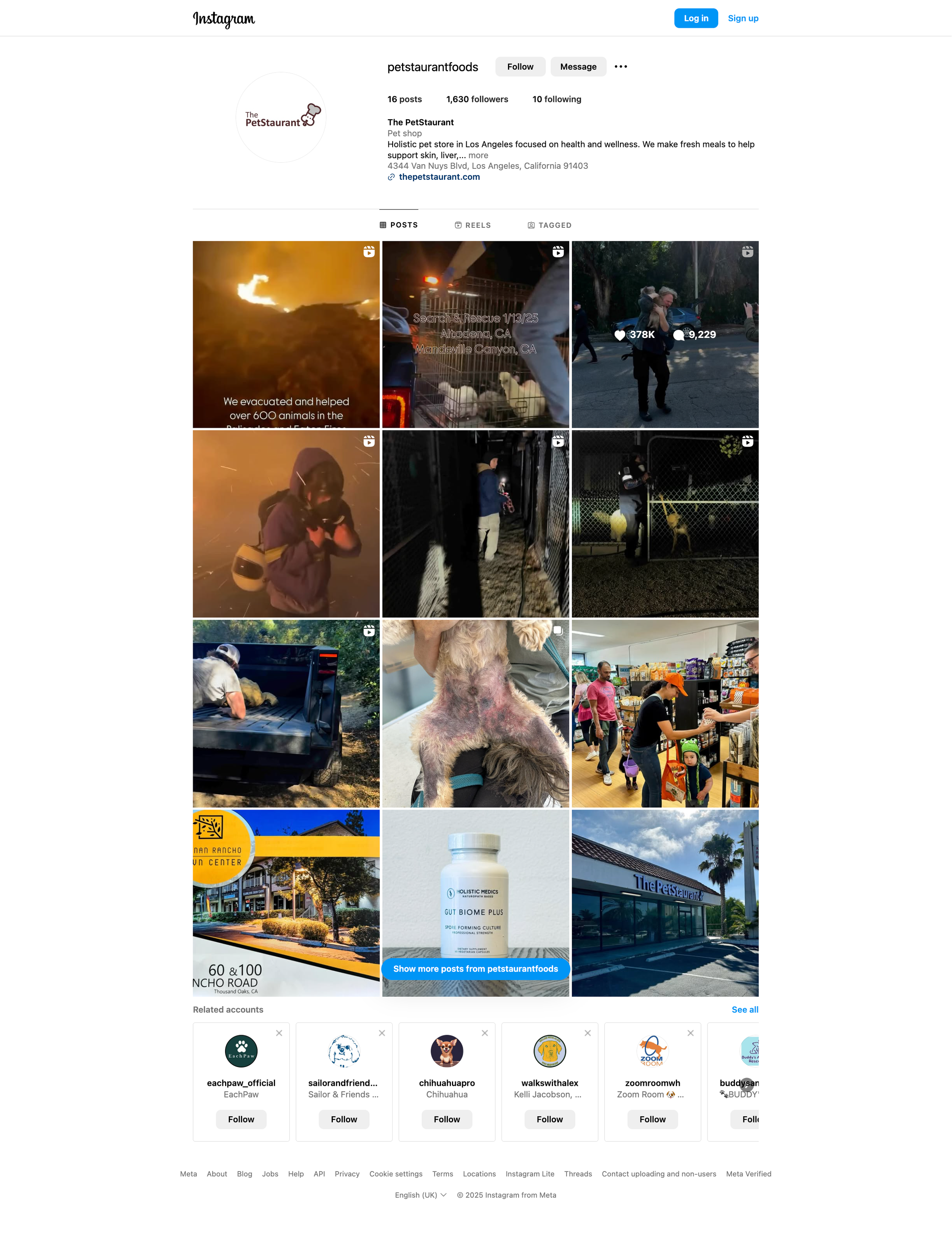 Marc Ching Petstaurant  instagram DO NOT DONATE to them they run a ring of abuse and use the most horrific abuse to gain donations from the public. 