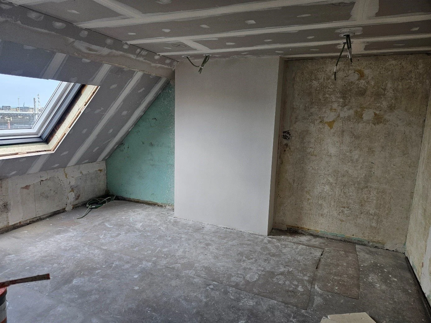 Correcte plaatsing van stijlwanden bij renovatie van woning