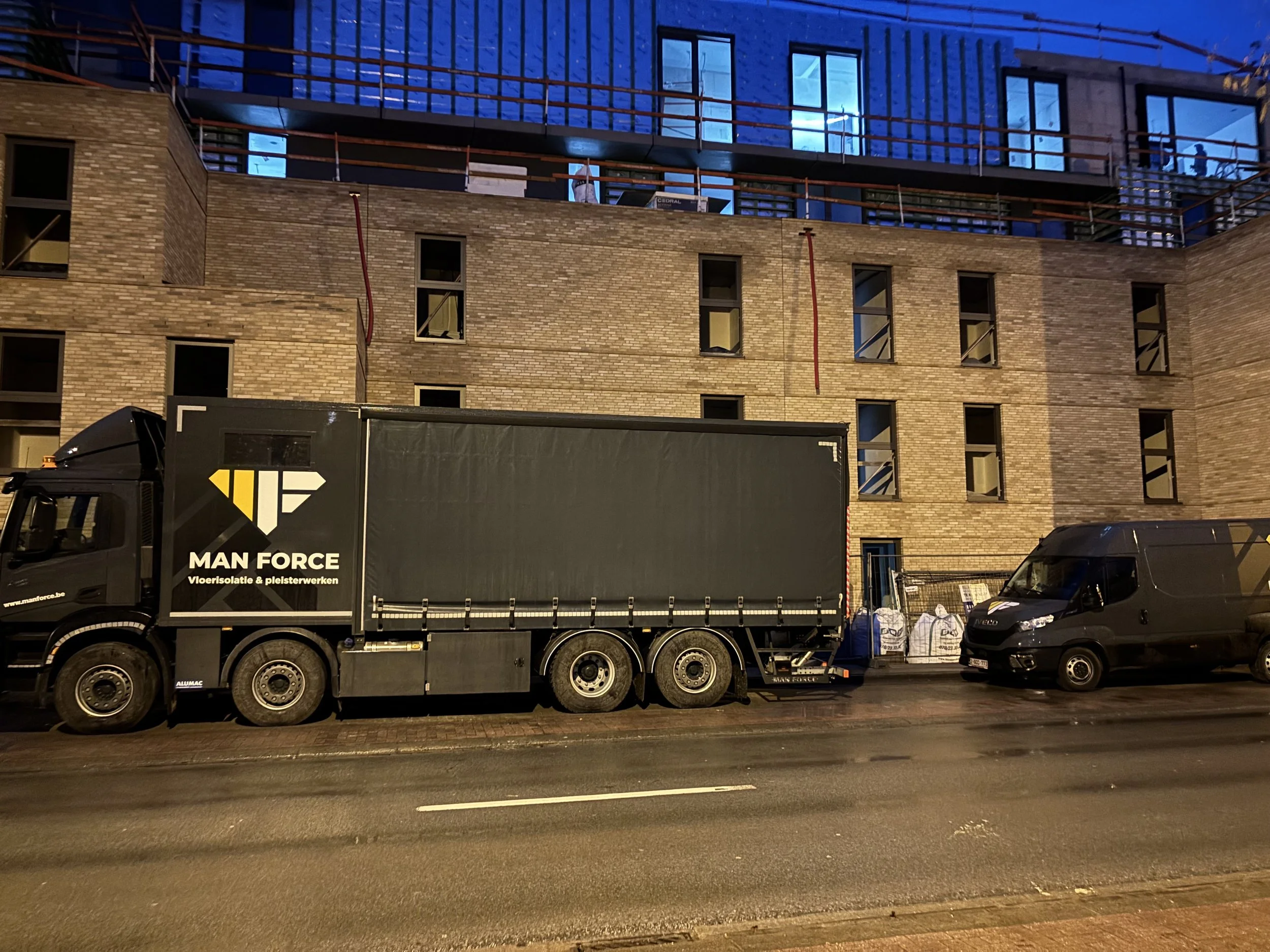 Efficiënt en ecologisch pleisterwerk bij Veurne Vue