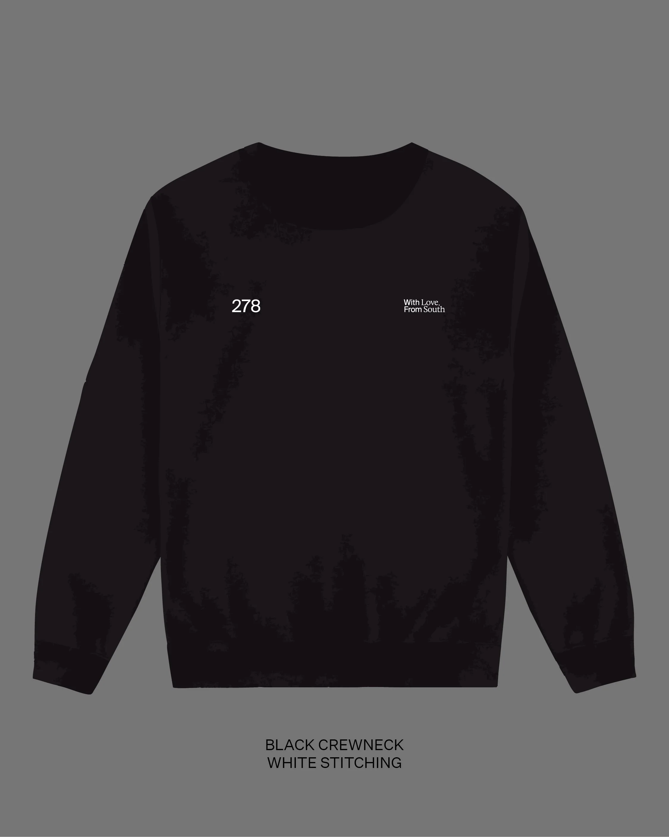 Area Code Crewneck - Black (Pre-Order)