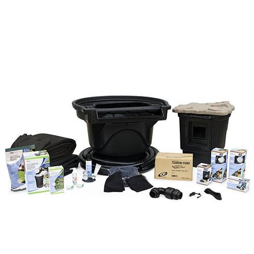 AquascapePro Large Pond Kit, 21' x 26' with 9PL pump