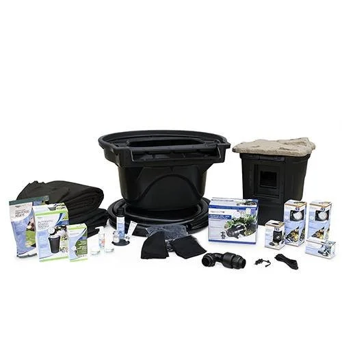 AquascapePro Large Pond Kit, 21' x 26' with Aquasurge PRO 4000-8000 pump