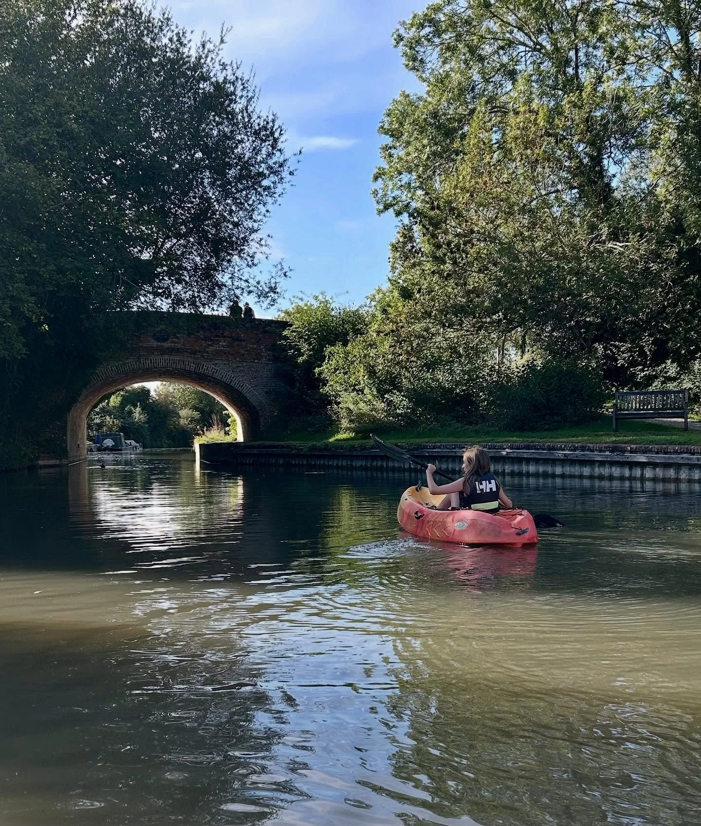 We found an hour of sunshine and kayaked in it 🌞