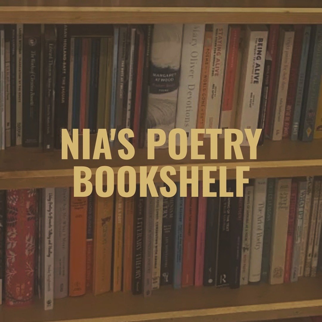 I'm going to pull one poetry book off my shelf every week and tell you something about it. If such things interest you, do give my new Substack a follow! I'd love to have you along.

https://niaspoetrybookshelf.substack.com/p/nias-poetry-bookshelf