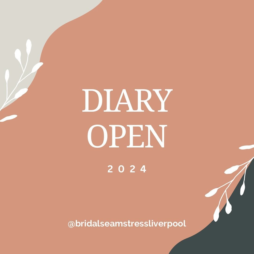 🌟 Our 2024 diary is now open! Ready to perfect your wedding gown with bespoke alterations? Contact us to discuss how we can make your bridal dreams come true. ✨ Let&rsquo;s chat! #BridalAlterations #WeddingDress2024 #LiverpoolBride s