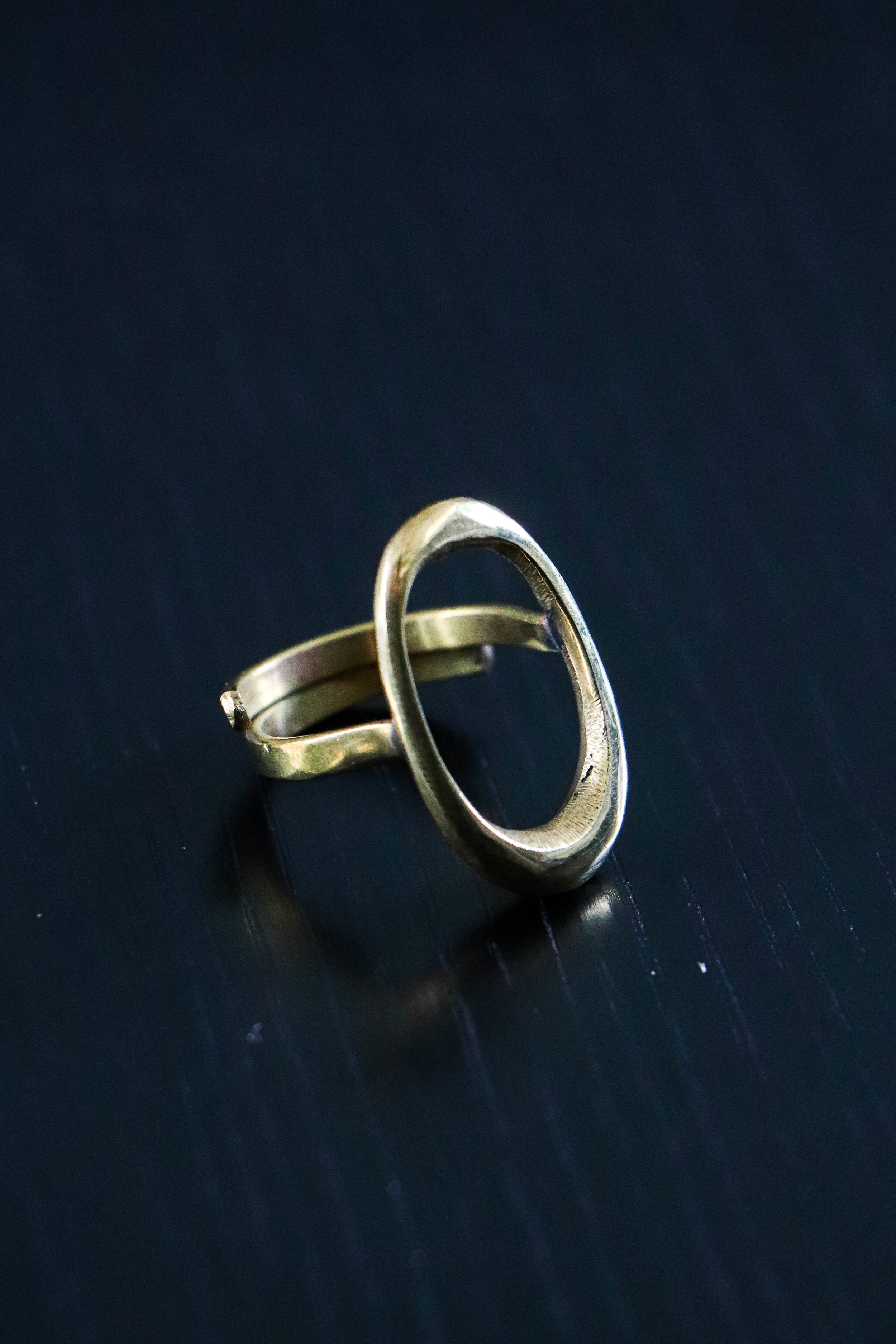 Self-Cared Brass Ring