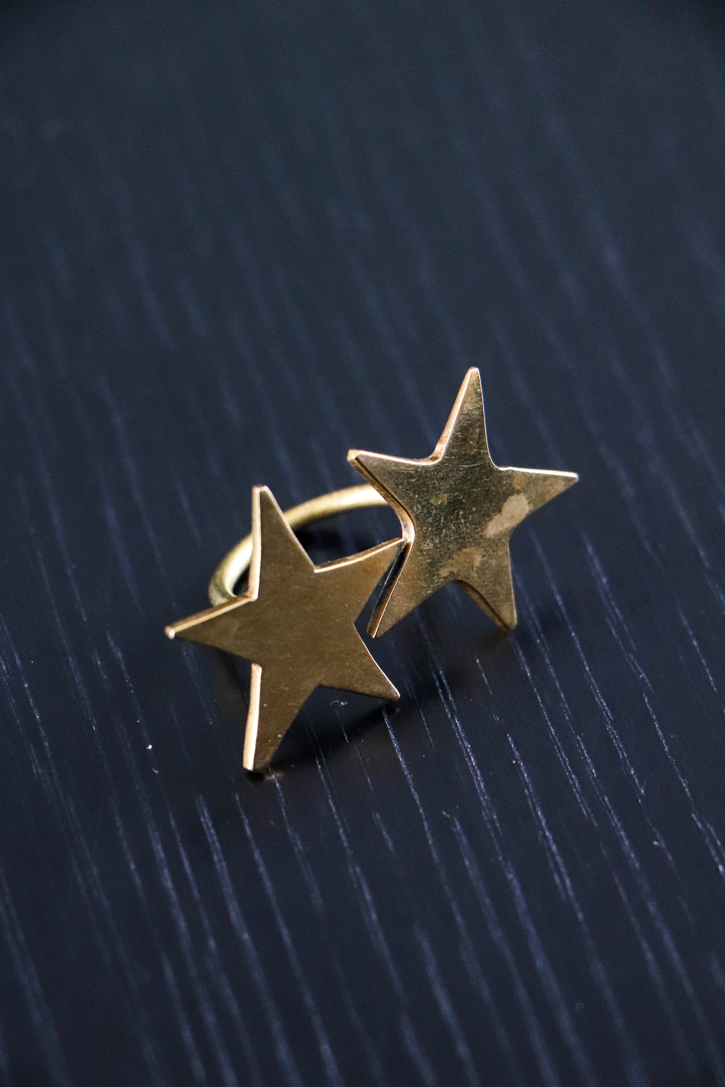 Self-Cared Brass Ring