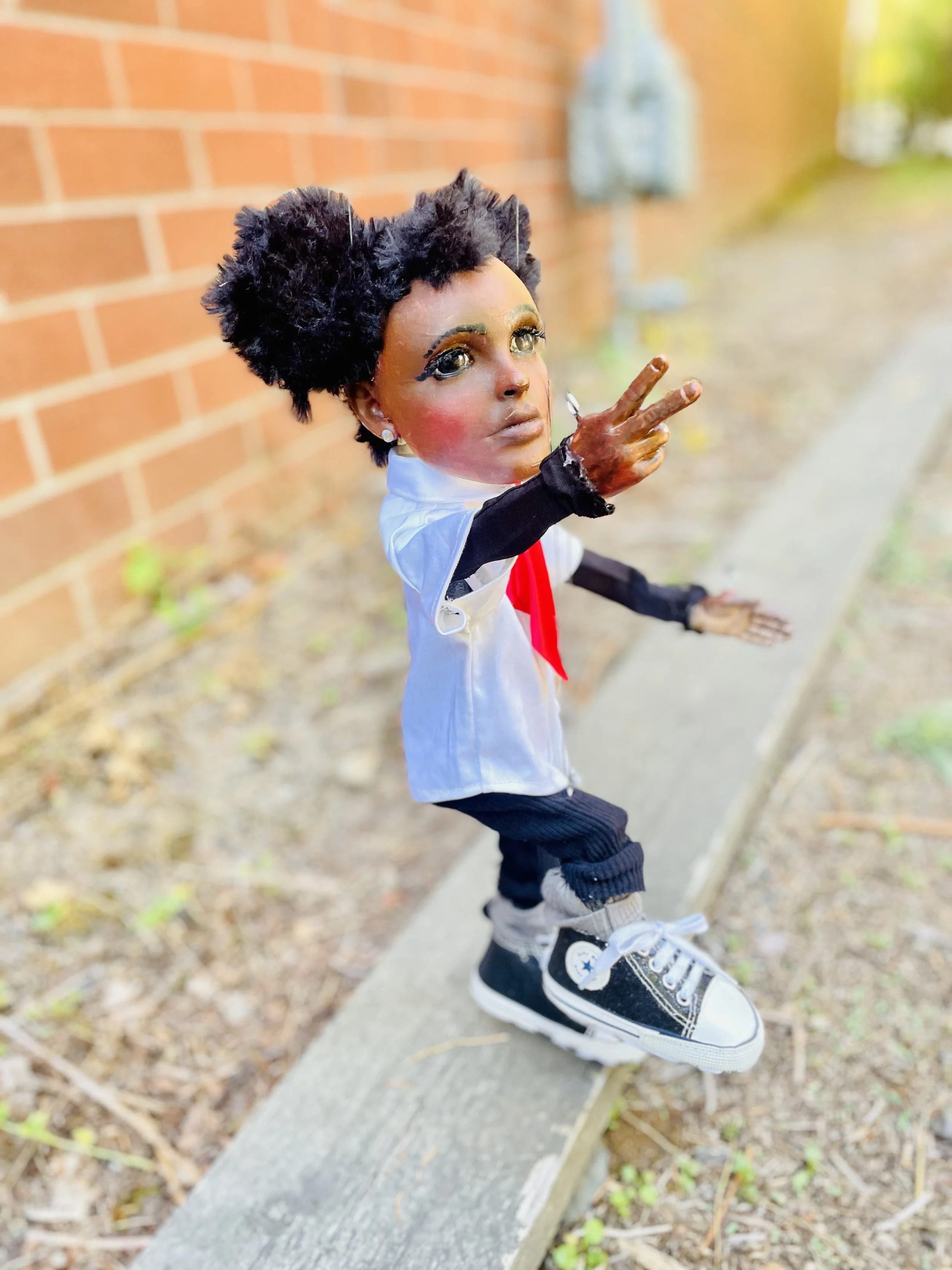 "Peace is the Answer" Eleanor
She is always peacing everyone out. 