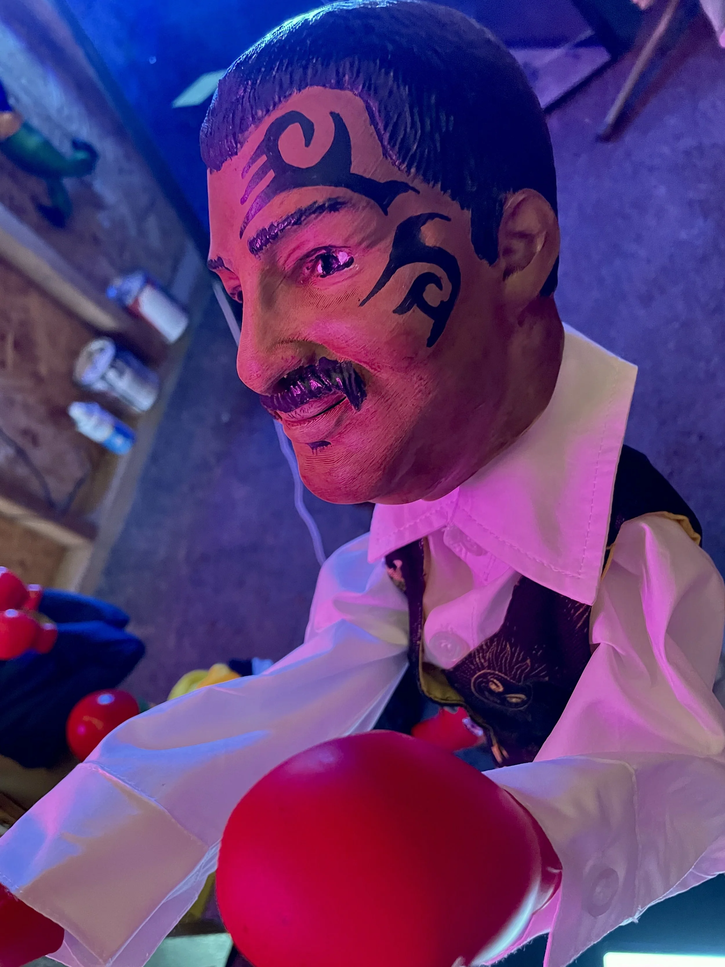 IRON Neil deGrasse Tyson
A boxing puppet who loves science. 